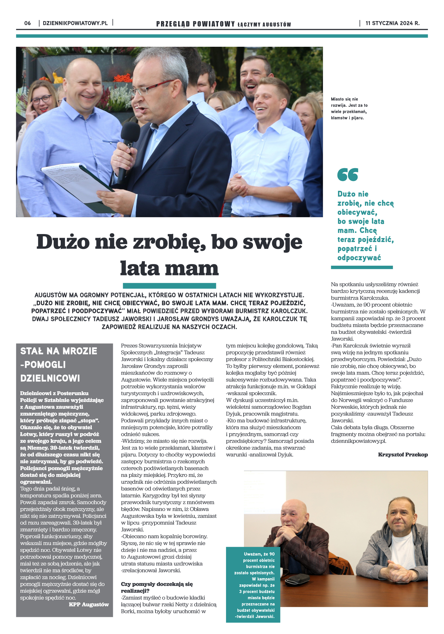 Wydanie Przeglądu Powiatowego nr 1/1172 z 11-01-20 - strona 6