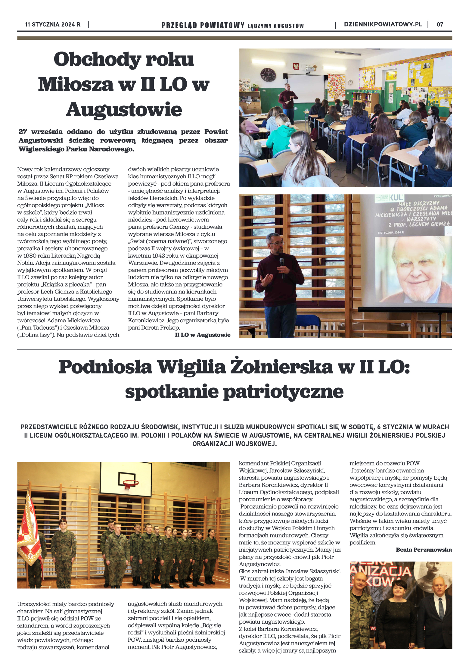 Wydanie Przeglądu Powiatowego nr 1/1172 z 11-01-20 - strona 7