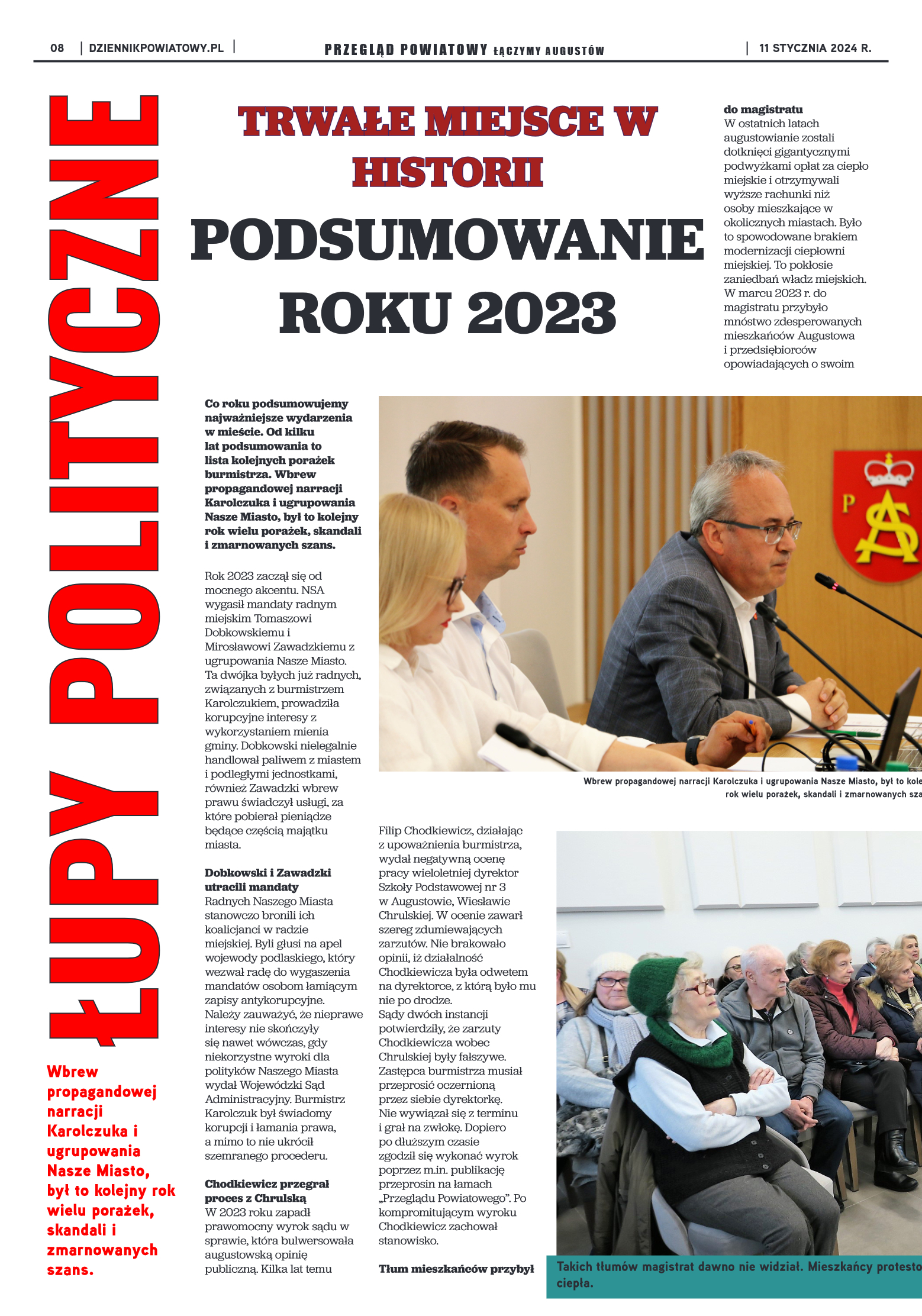 Wydanie Przeglądu Powiatowego nr 1/1172 z 11-01-20 - strona 8