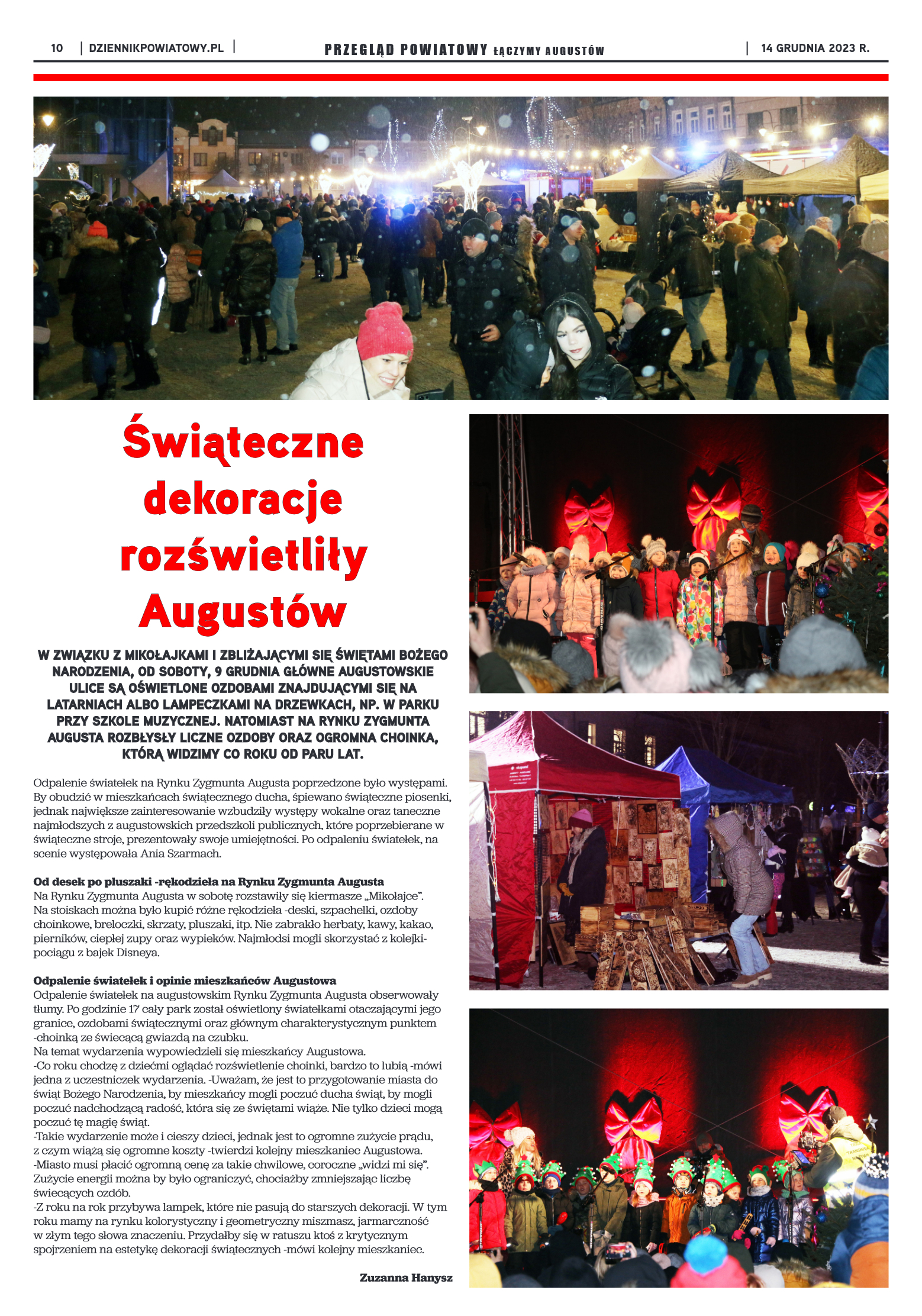 Wydanie Przeglądu Powiatowego nr 46/1170 z 14-12-2 - strona 10