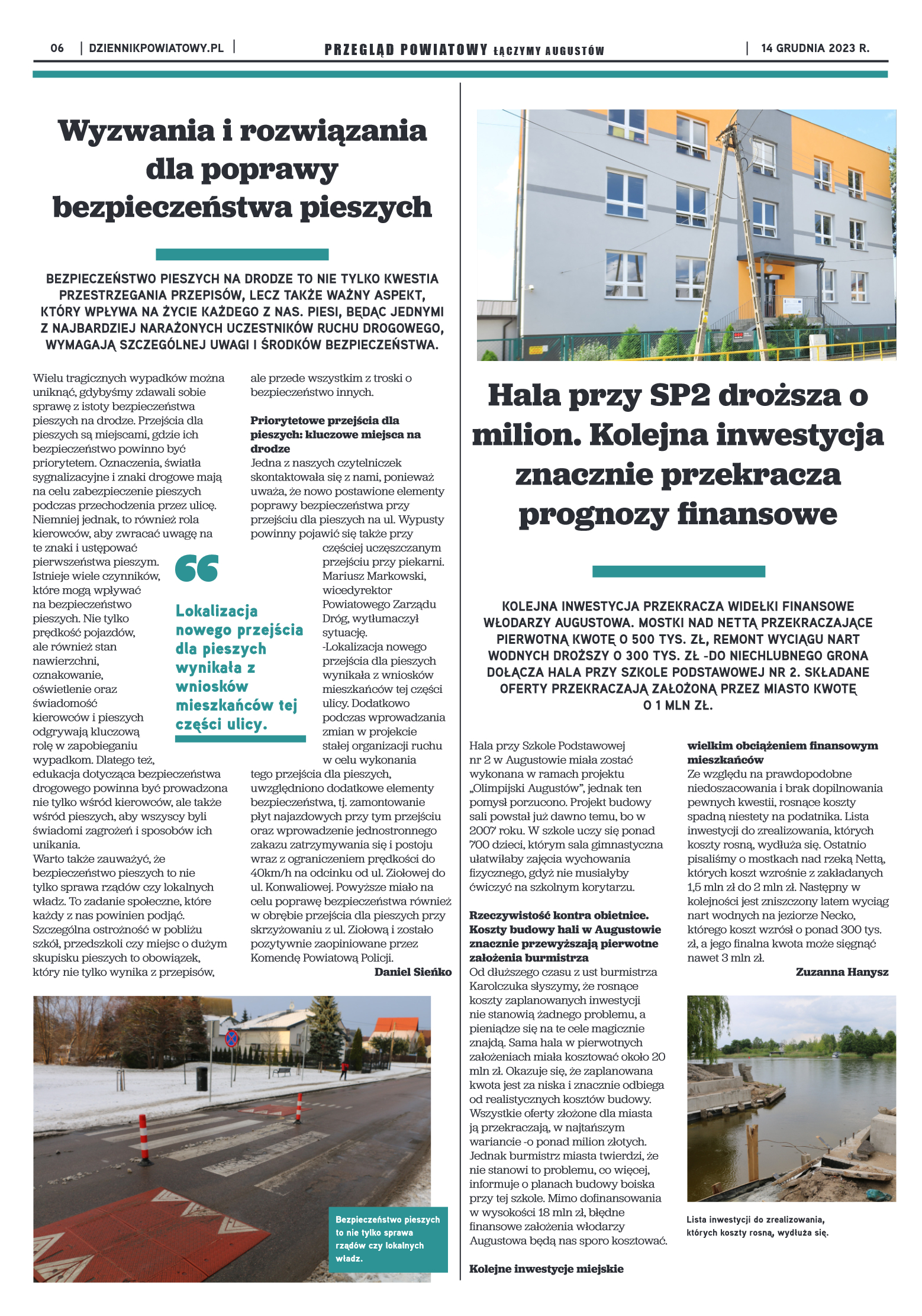 Wydanie Przeglądu Powiatowego nr 46/1170 z 14-12-2 - strona 6