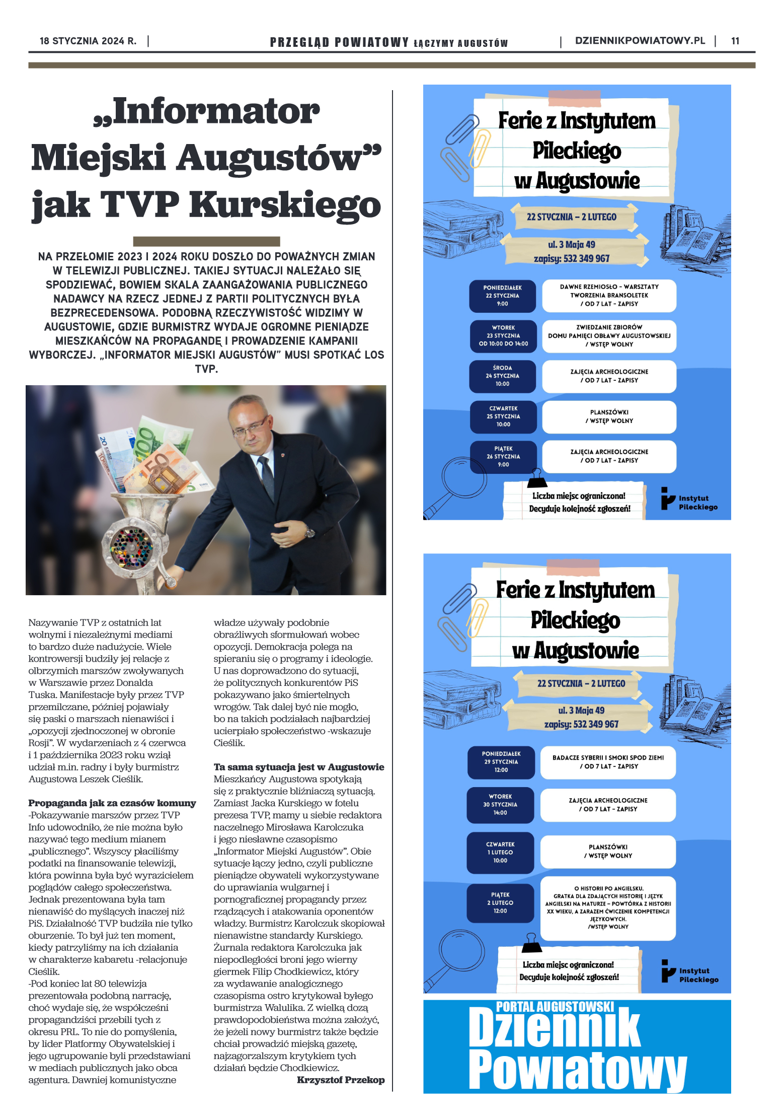 Wydanie Przeglądu Powiatowego nr 2/1173 z 18-01-20 - strona 11