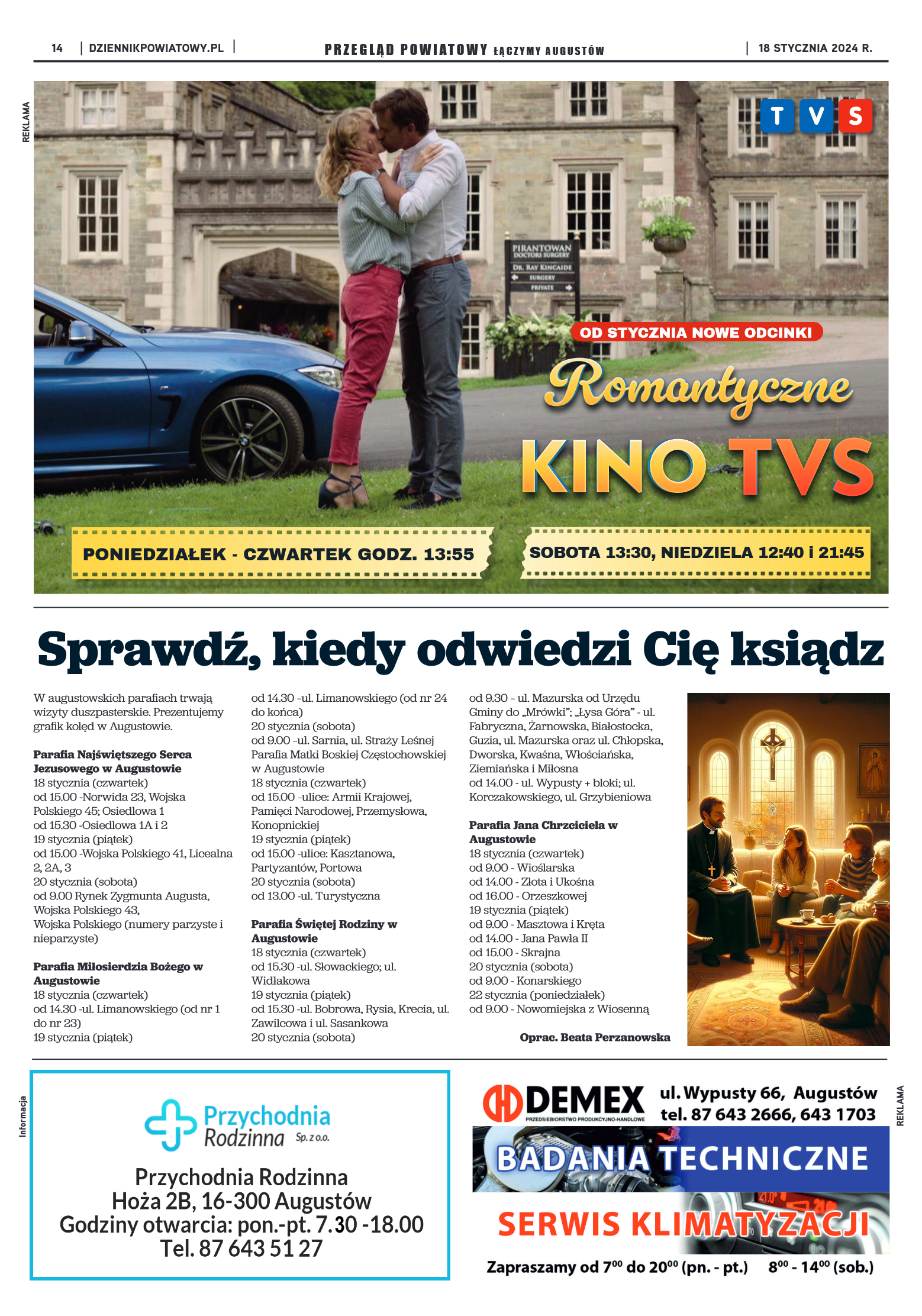 Wydanie Przeglądu Powiatowego nr 2/1173 z 18-01-20 - strona 14