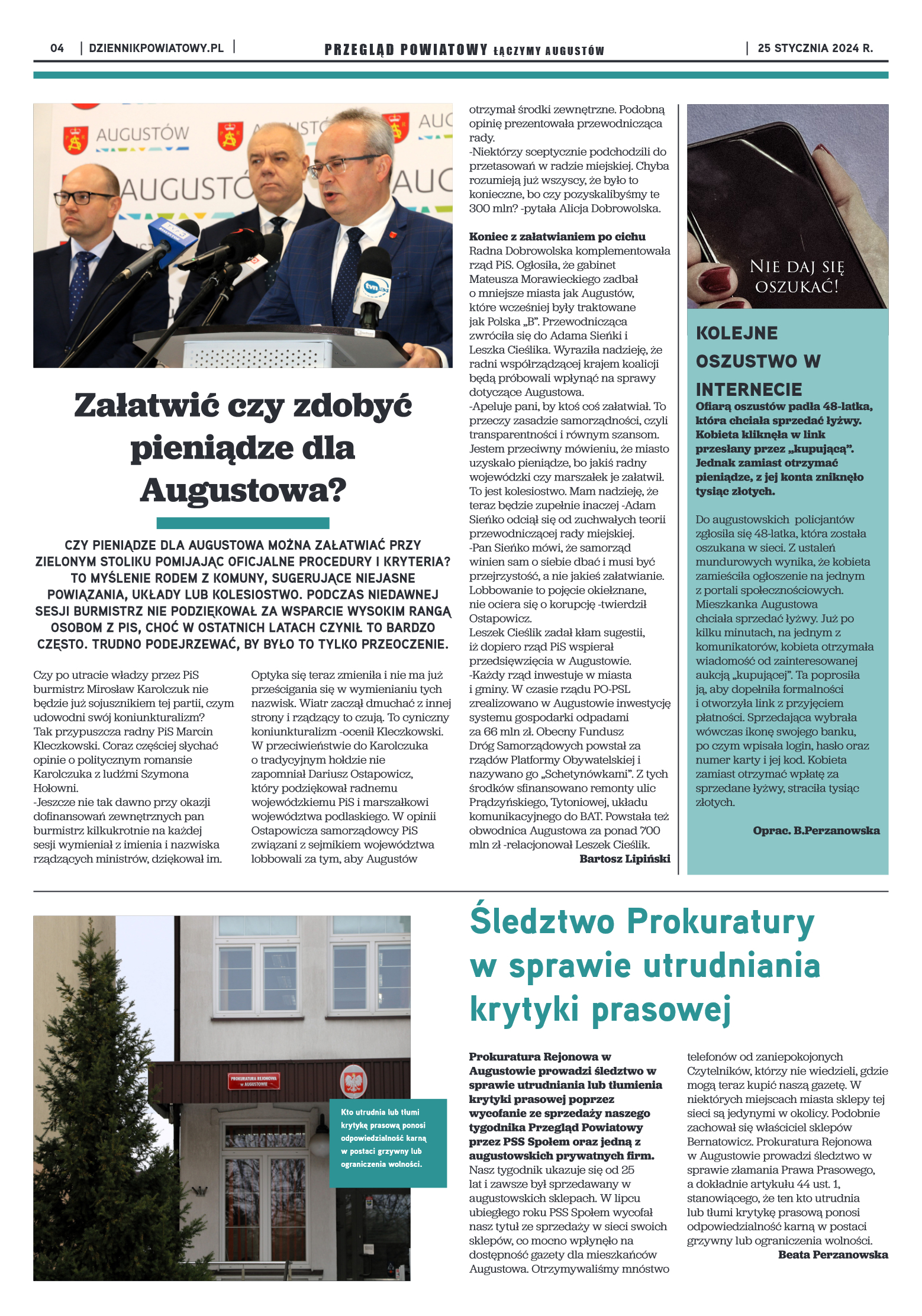 Przegląd Powiatowy nr 3/1174 z 25-01-2024 r. - strona 4