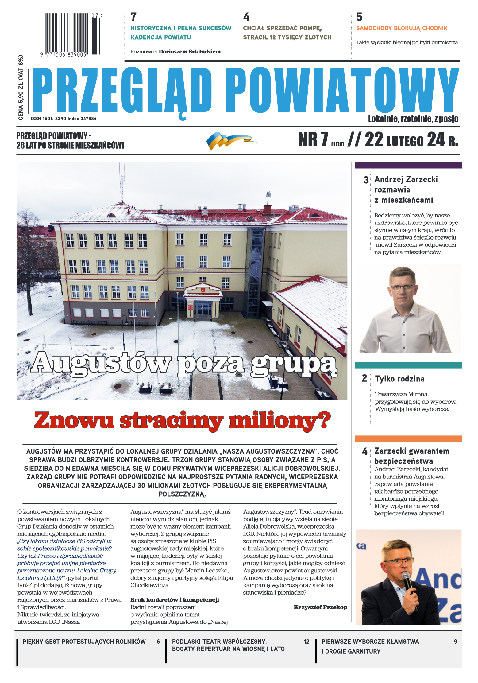 Przegląd Powiatowy nr 7/1178 z 22-02-2024 r. - strona 1