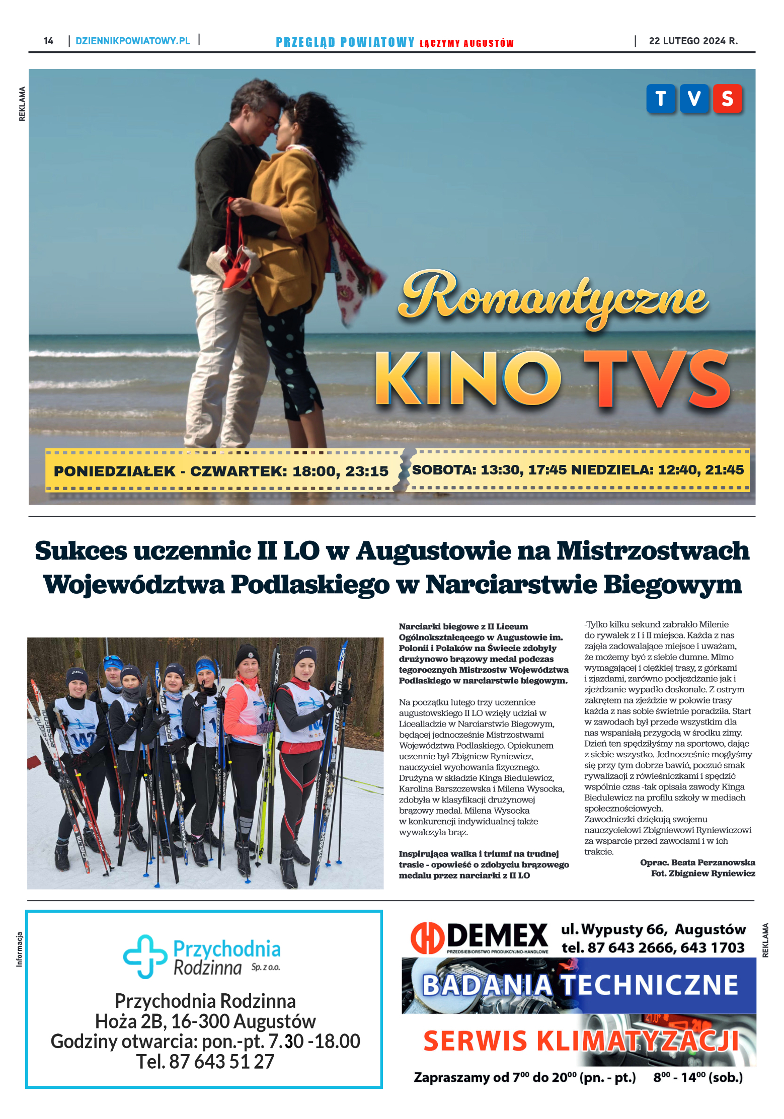 Przegląd Powiatowy nr 7/1178 z 22-02-2024 r. - strona 14