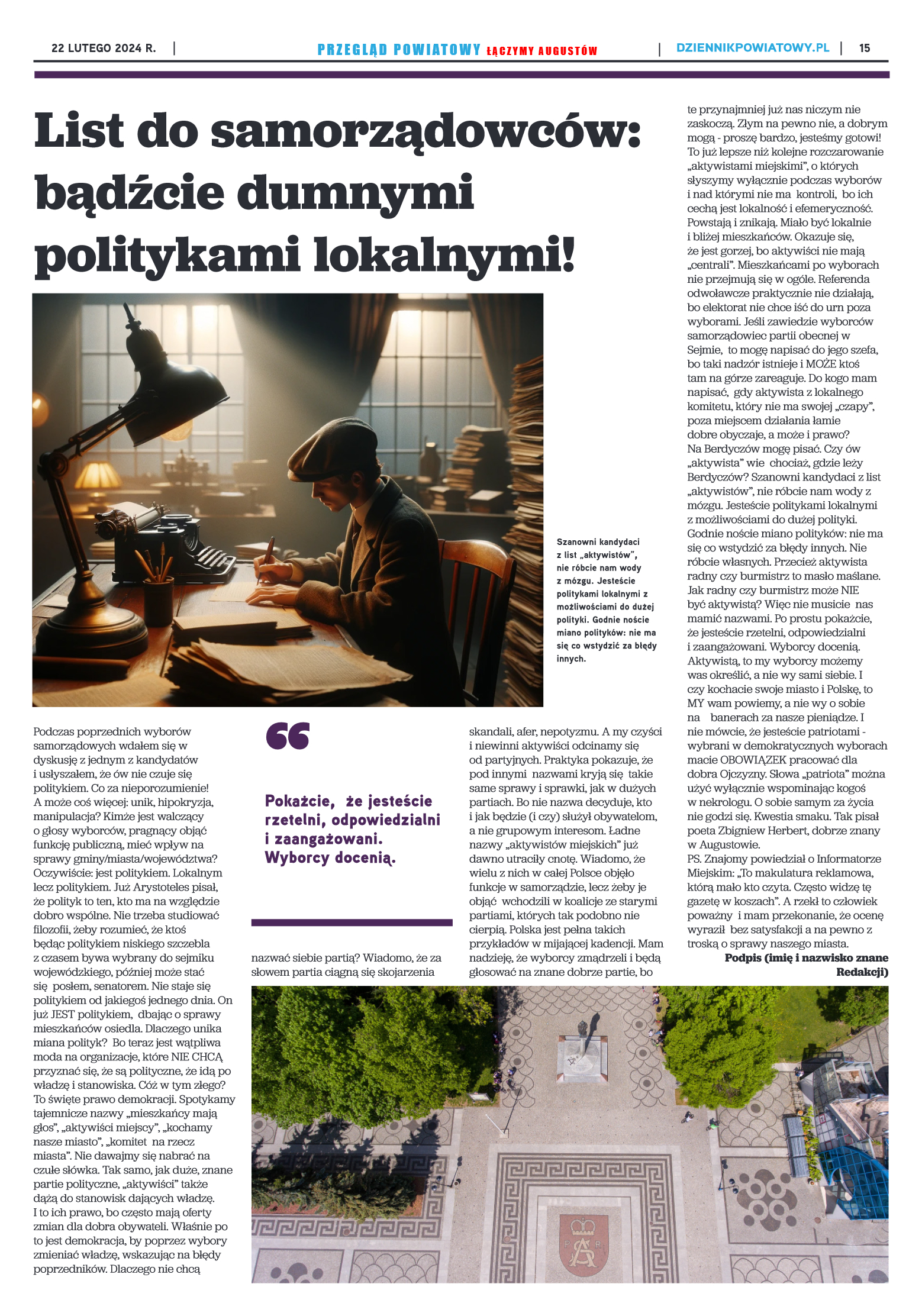 Przegląd Powiatowy nr 7/1178 z 22-02-2024 r. - strona 15