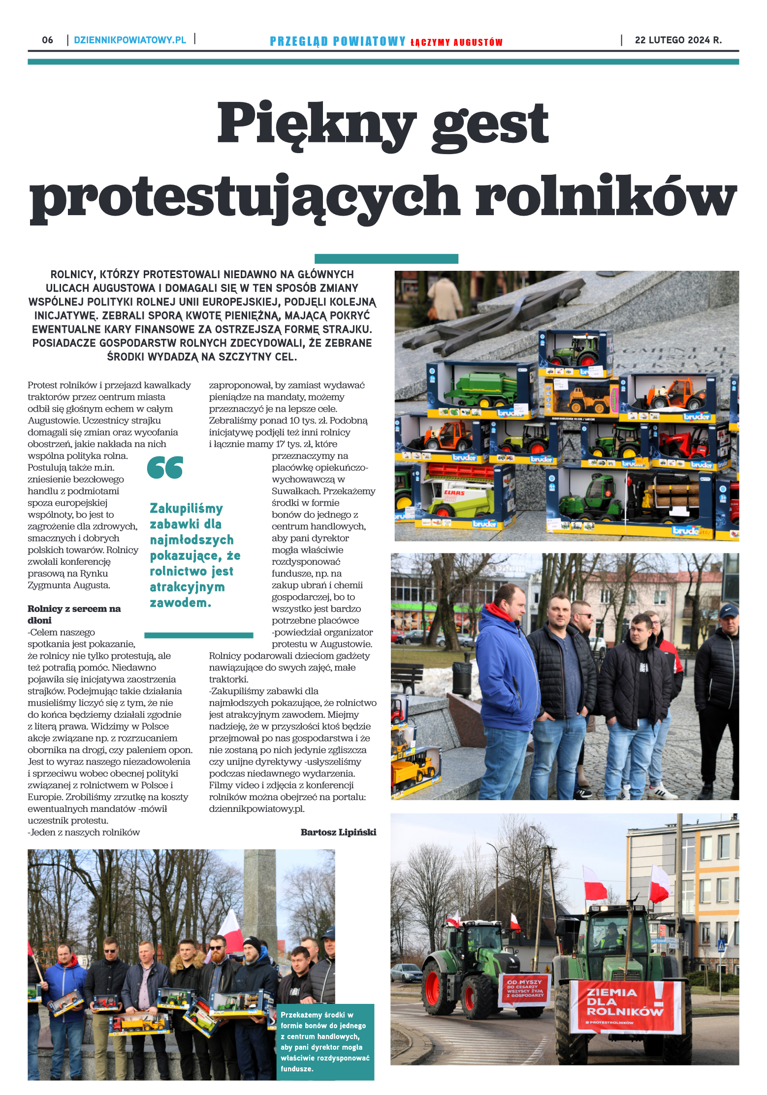 Przegląd Powiatowy nr 7/1178 z 22-02-2024 r. - strona 6