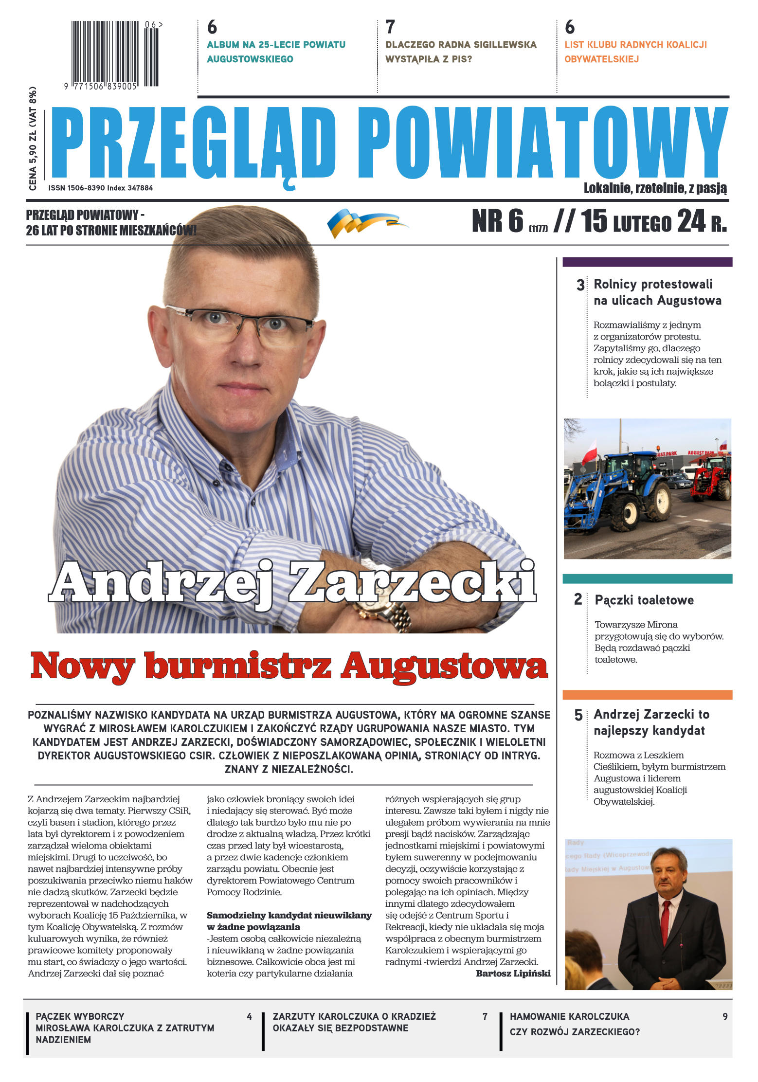 Przegląd Powiatowy nr 6/1177 z 15-02-2024 r. - strona 1