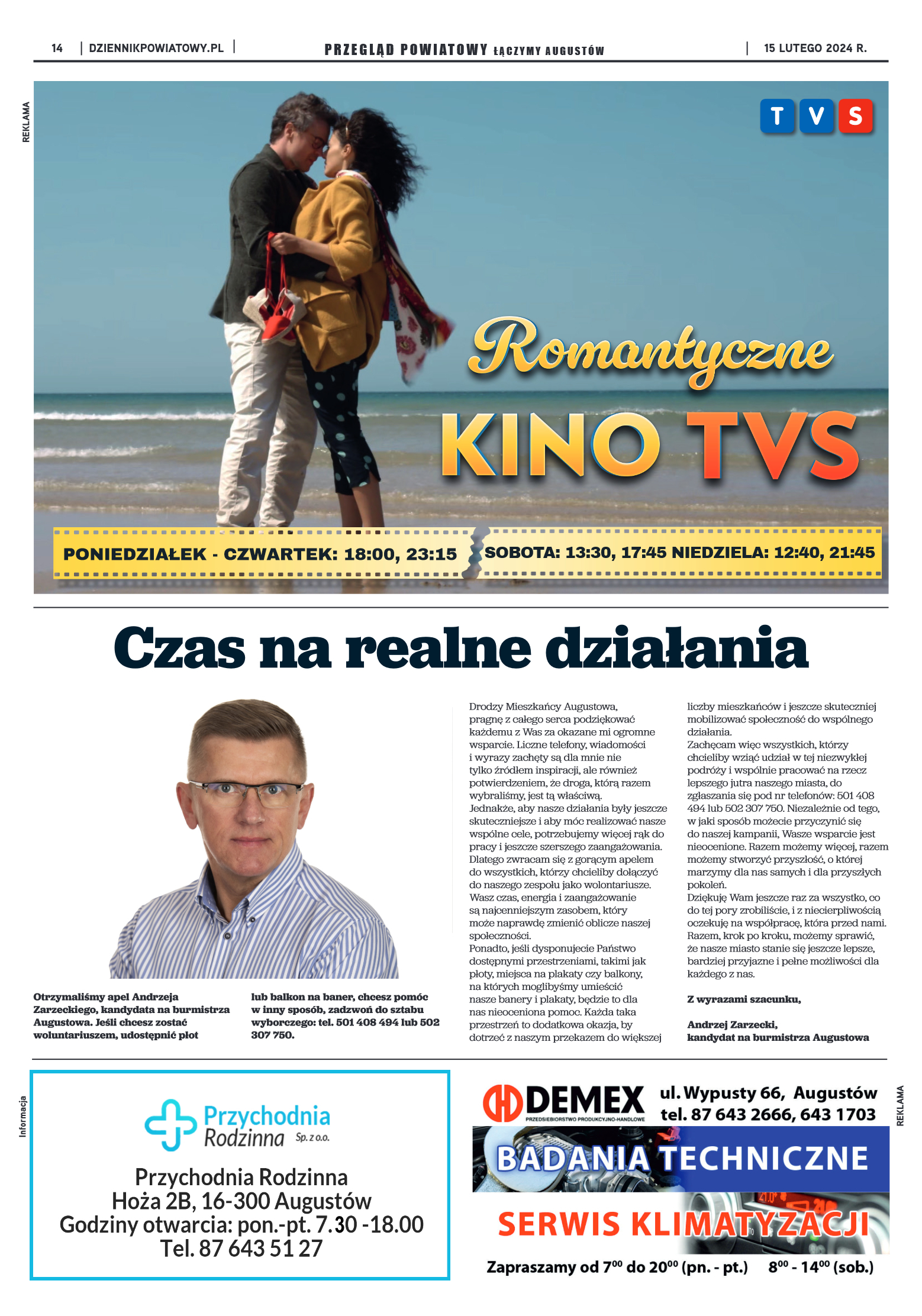 Przegląd Powiatowy nr 6/1177 z 15-02-2024 r. - strona 14
