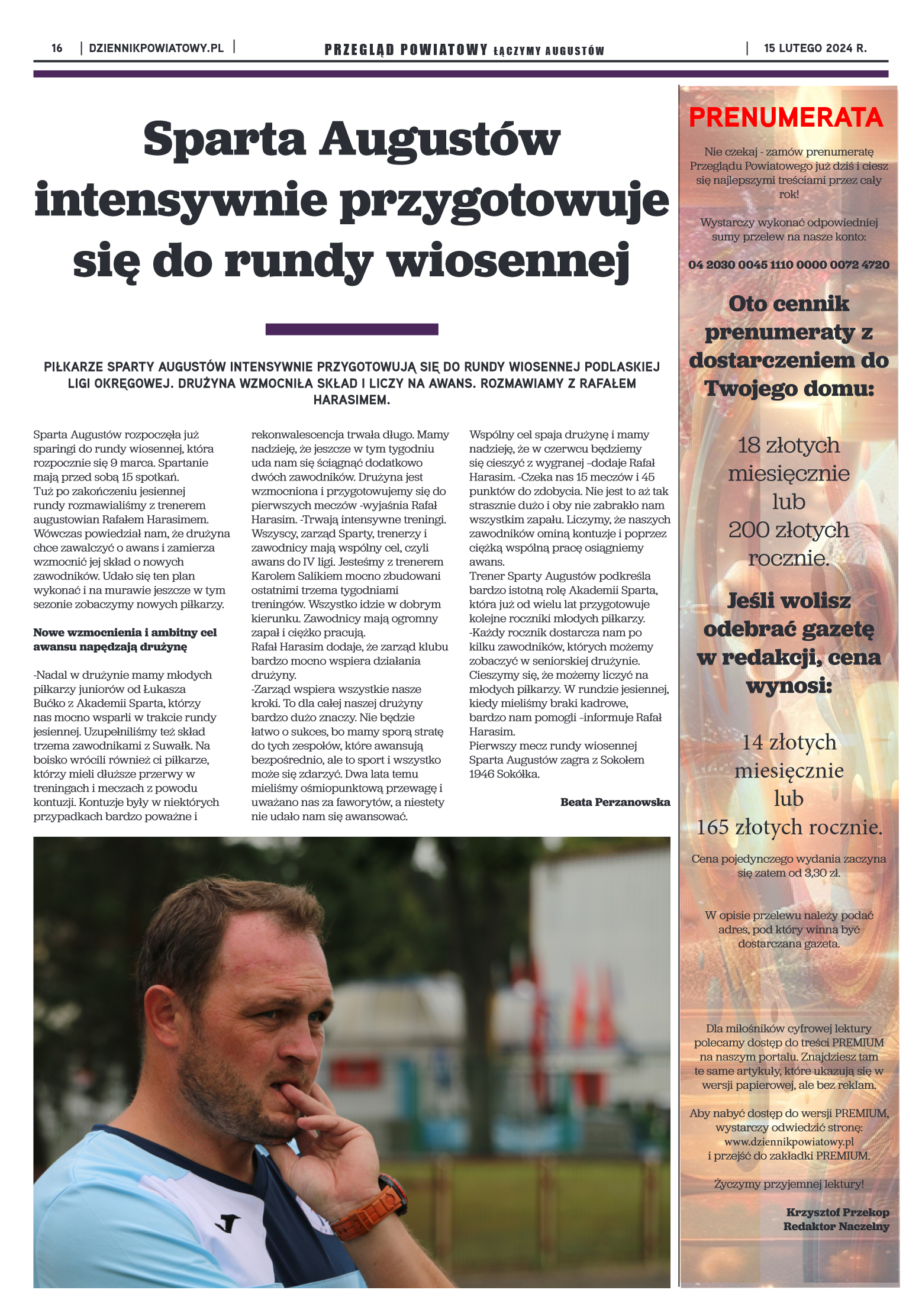 Przegląd Powiatowy nr 6/1177 z 15-02-2024 r. - strona 16