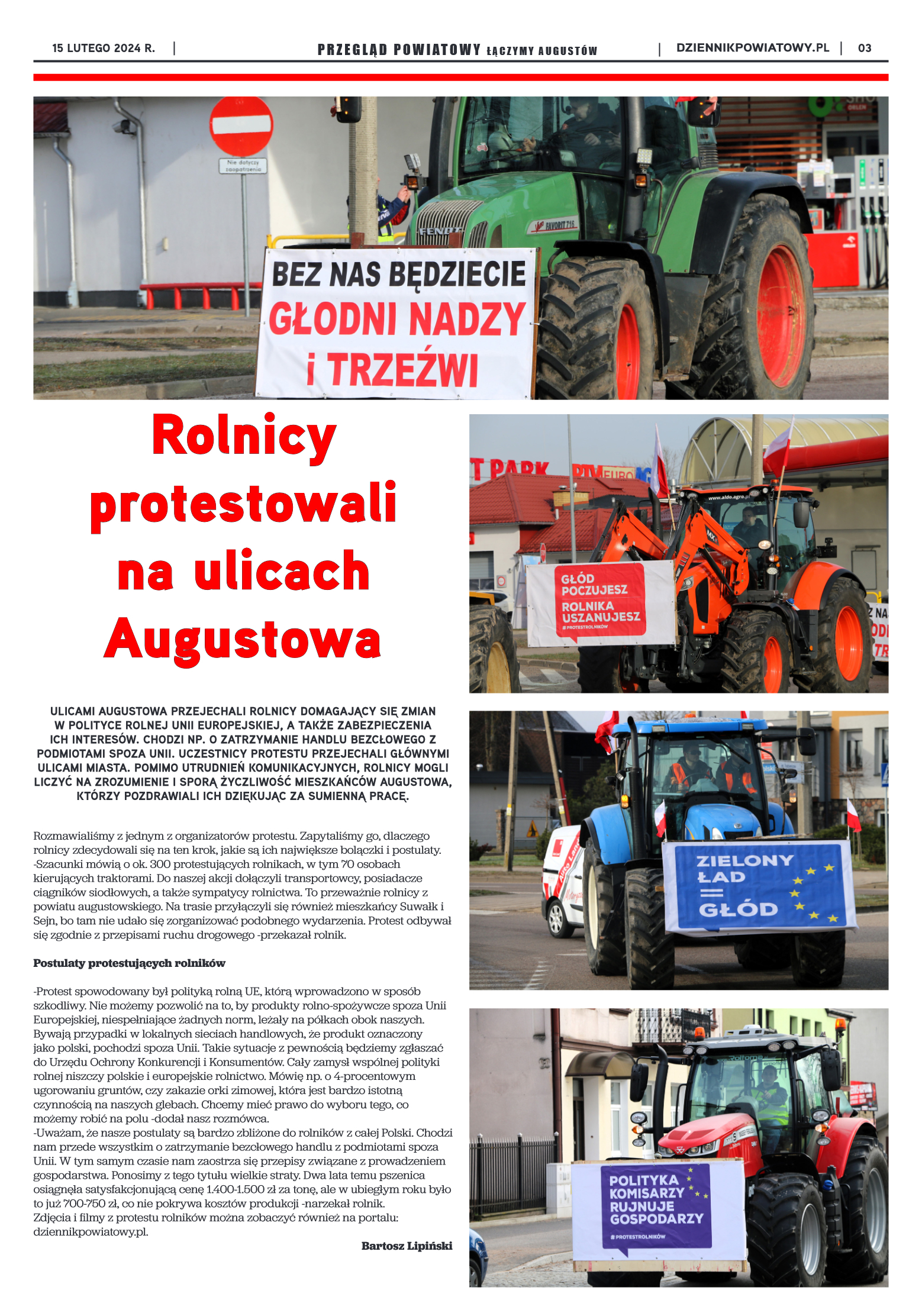 Przegląd Powiatowy nr 6/1177 z 15-02-2024 r. - strona 3