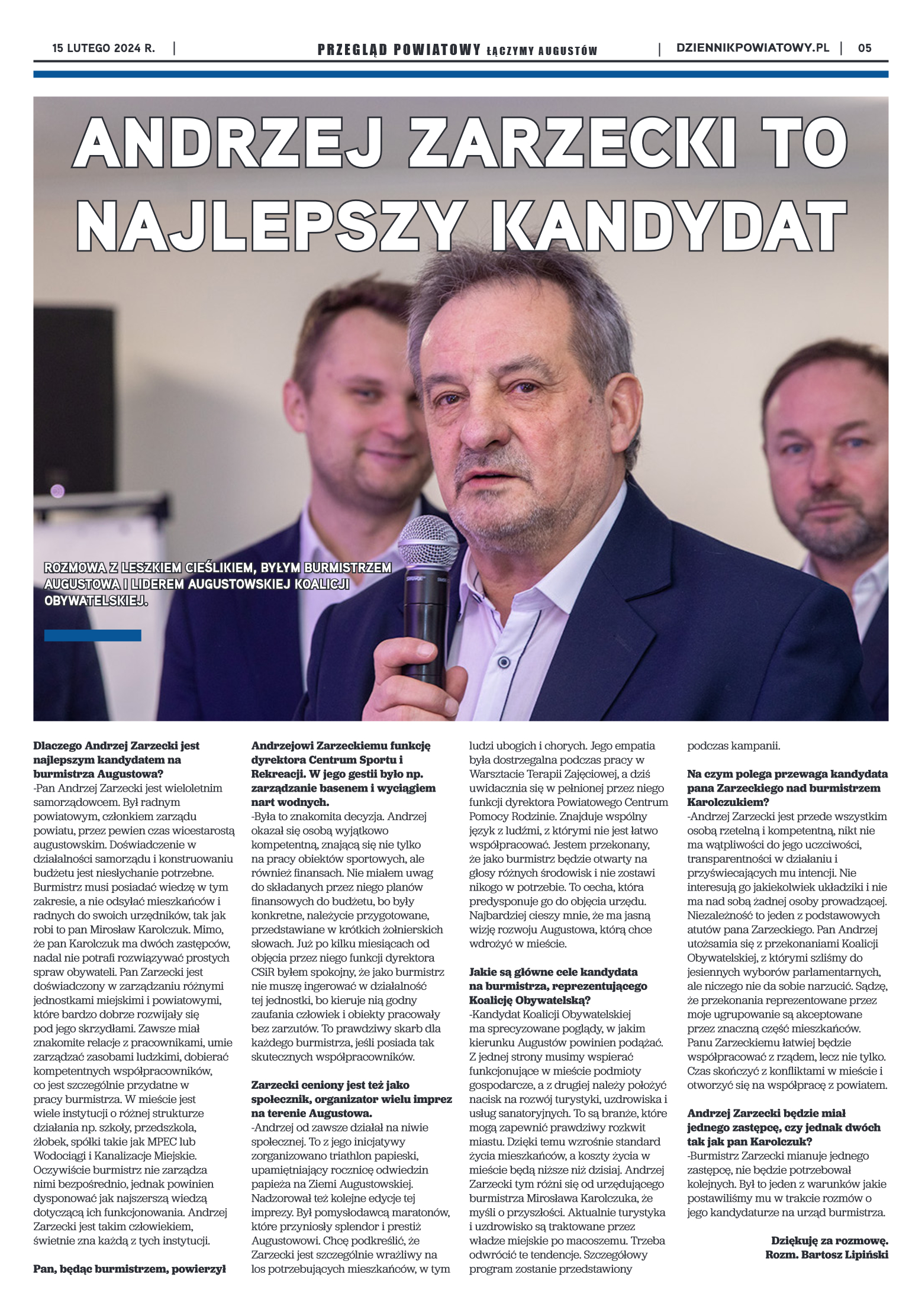 Przegląd Powiatowy nr 6/1177 z 15-02-2024 r. - strona 5