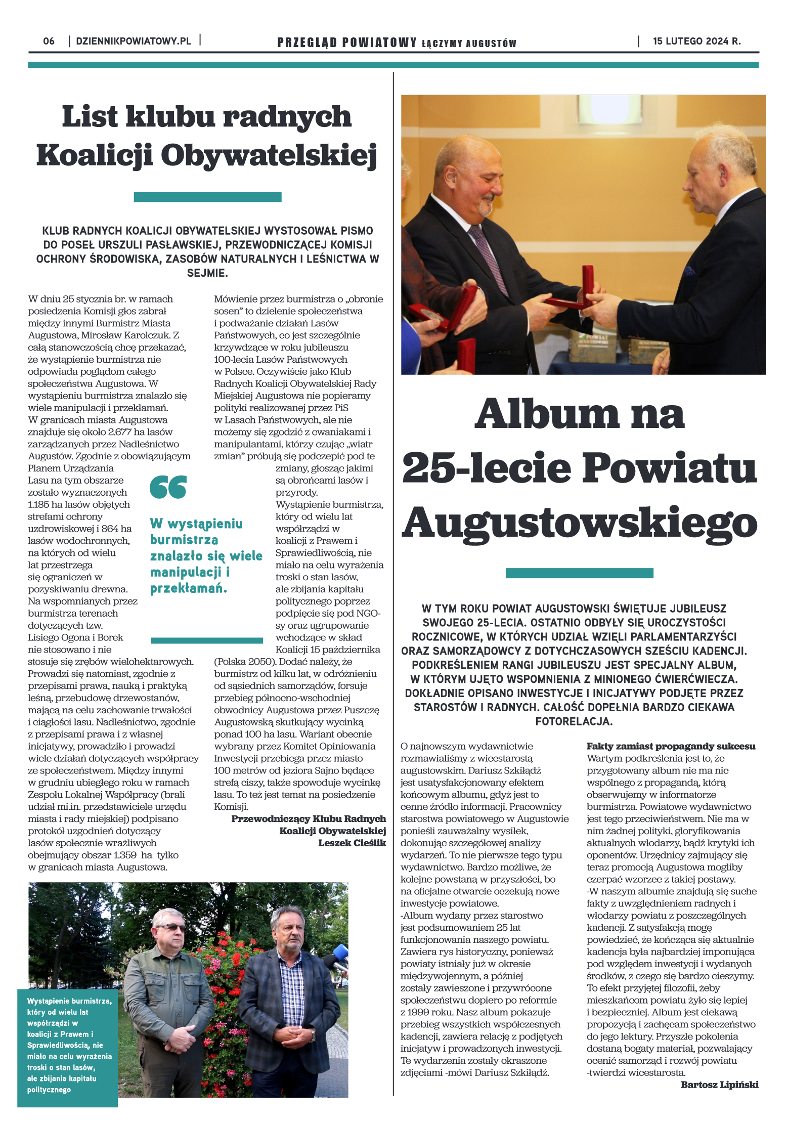 Przegląd Powiatowy nr 6/1177 z 15-02-2024 r. - strona 6