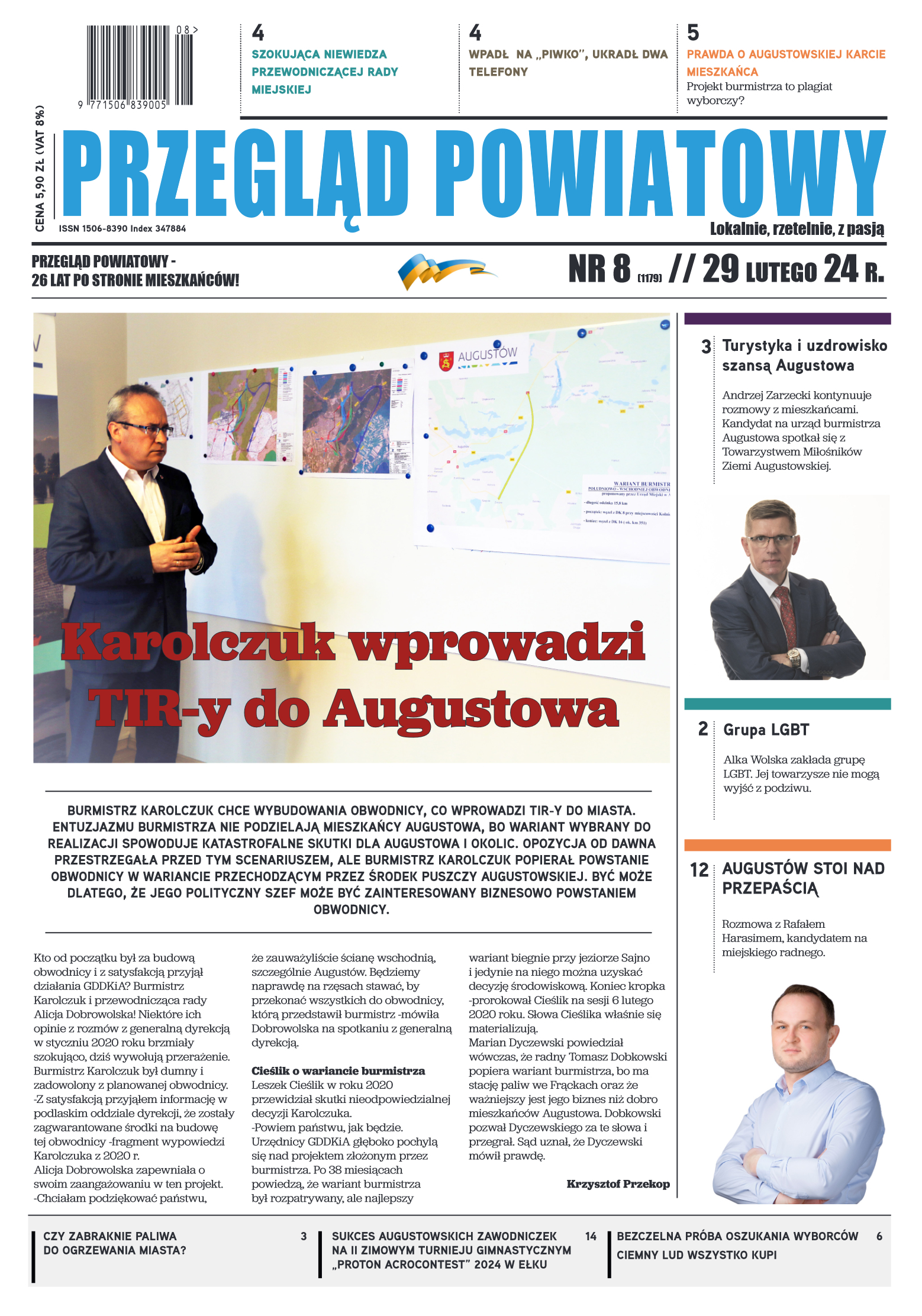 Przegląd Powiatowy nr 8/1179 z 29-02-2024 r. - strona 1