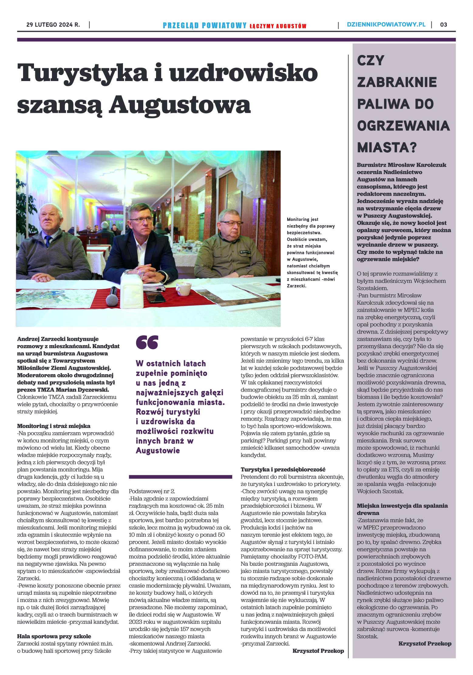 Przegląd Powiatowy nr 8/1179 z 29-02-2024 r. - strona 3