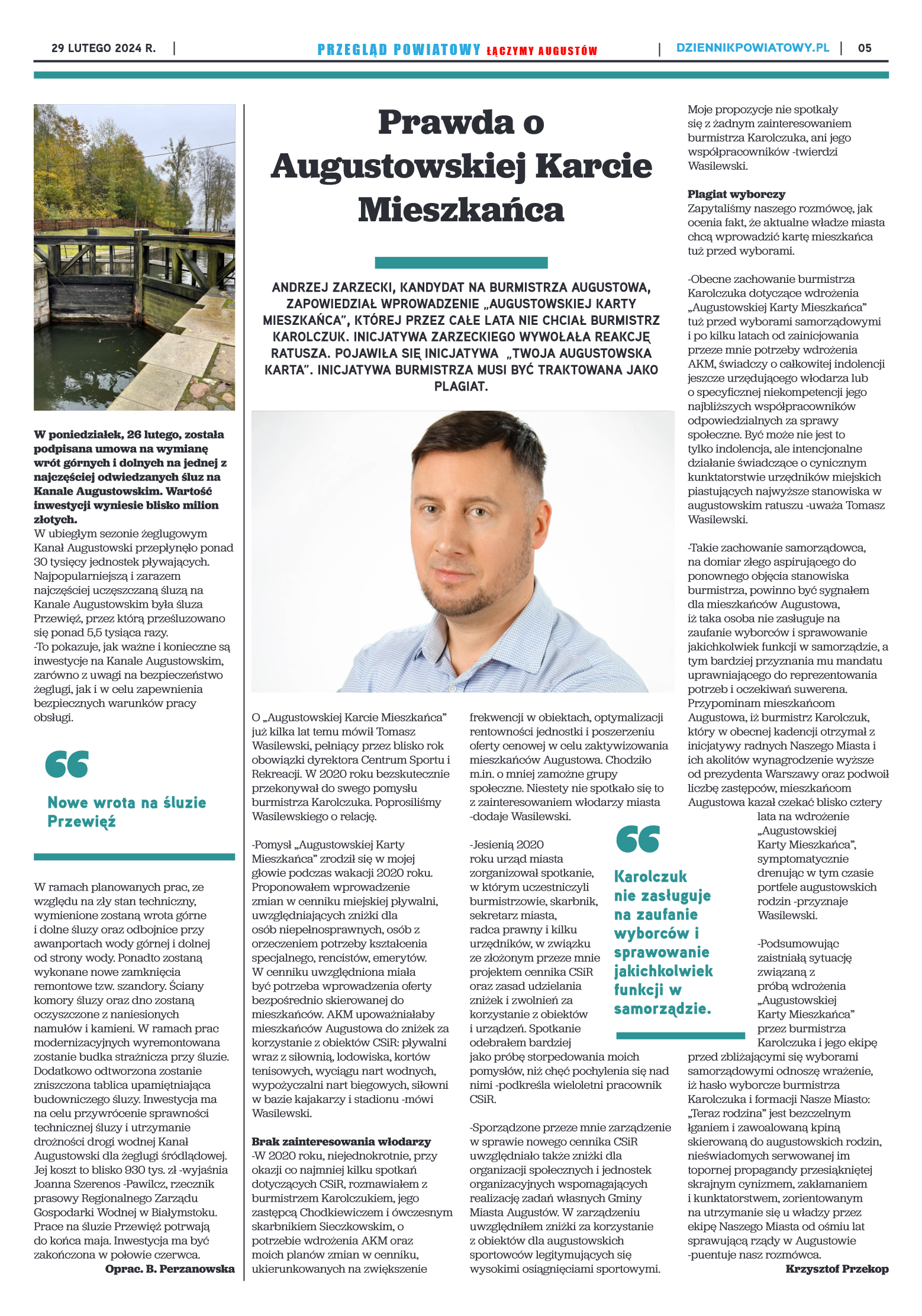 Przegląd Powiatowy nr 8/1179 z 29-02-2024 r. - strona 5