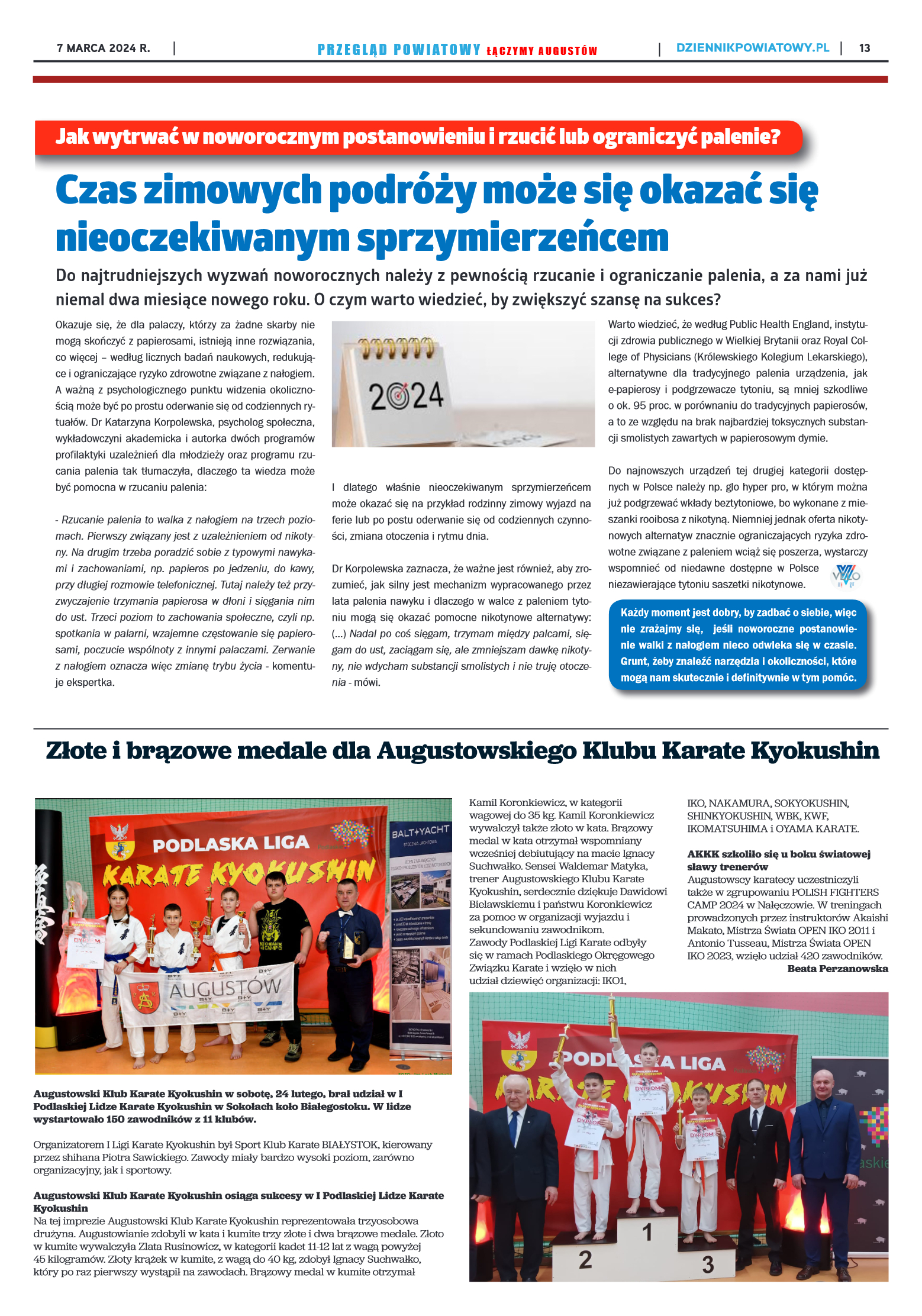 Przegląd Powiatowy nr 9/1180 z 07-03-2024 r. - strona 13