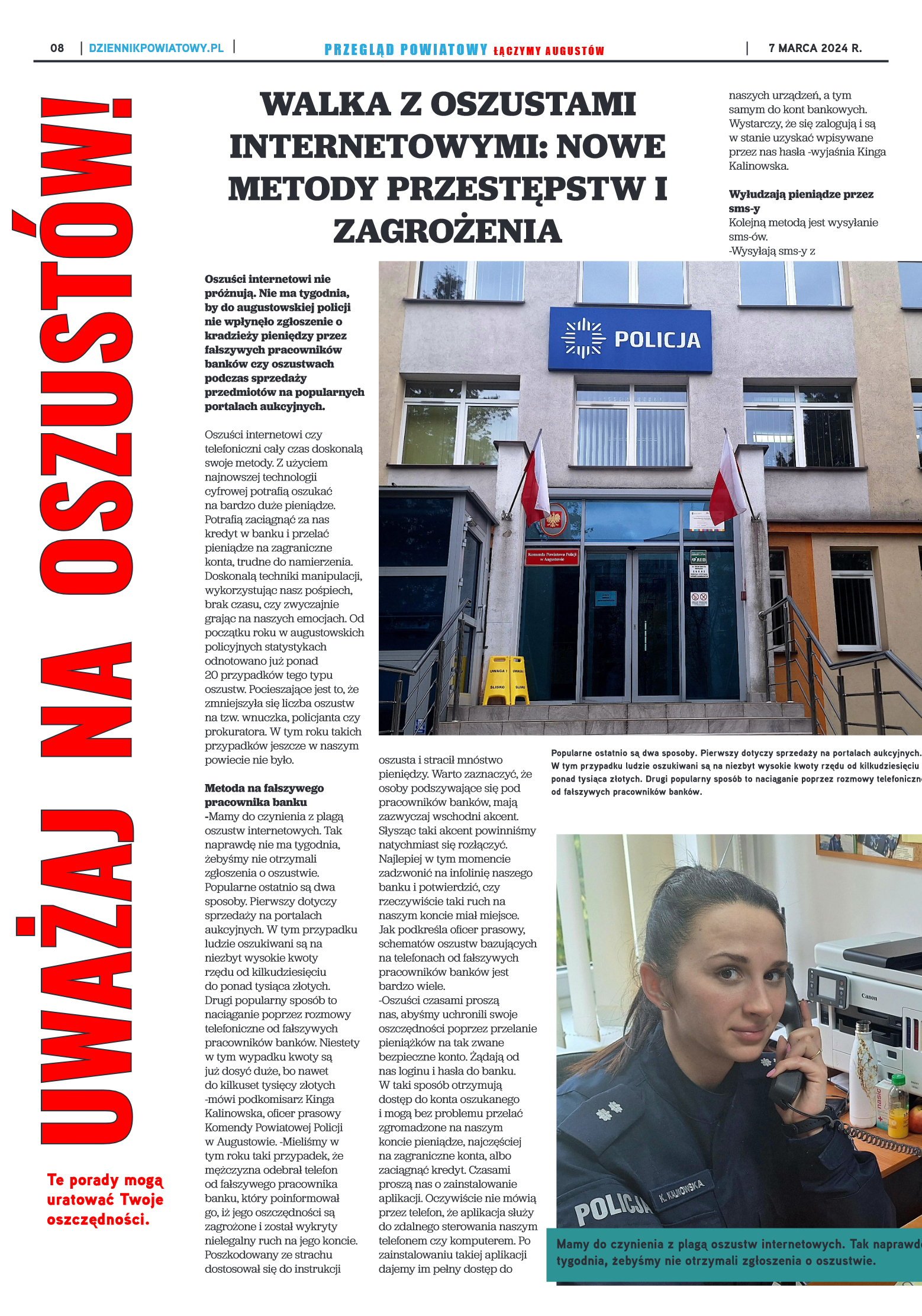 Przegląd Powiatowy nr 9/1180 z 07-03-2024 r. - strona 8