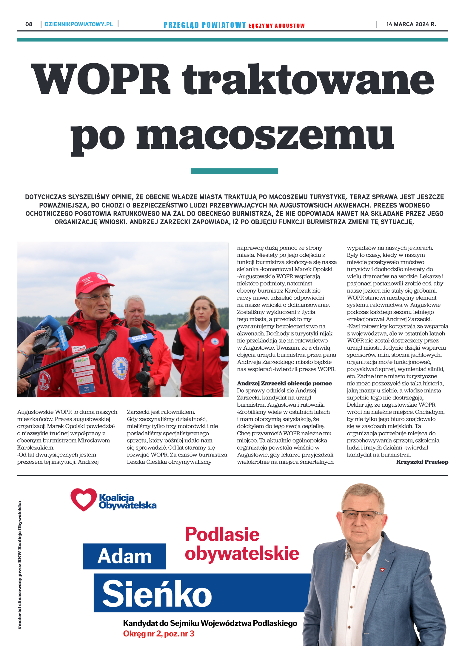 Przegląd Powiatowy nr 10/1181 z 14-03-2024 r. - strona 8