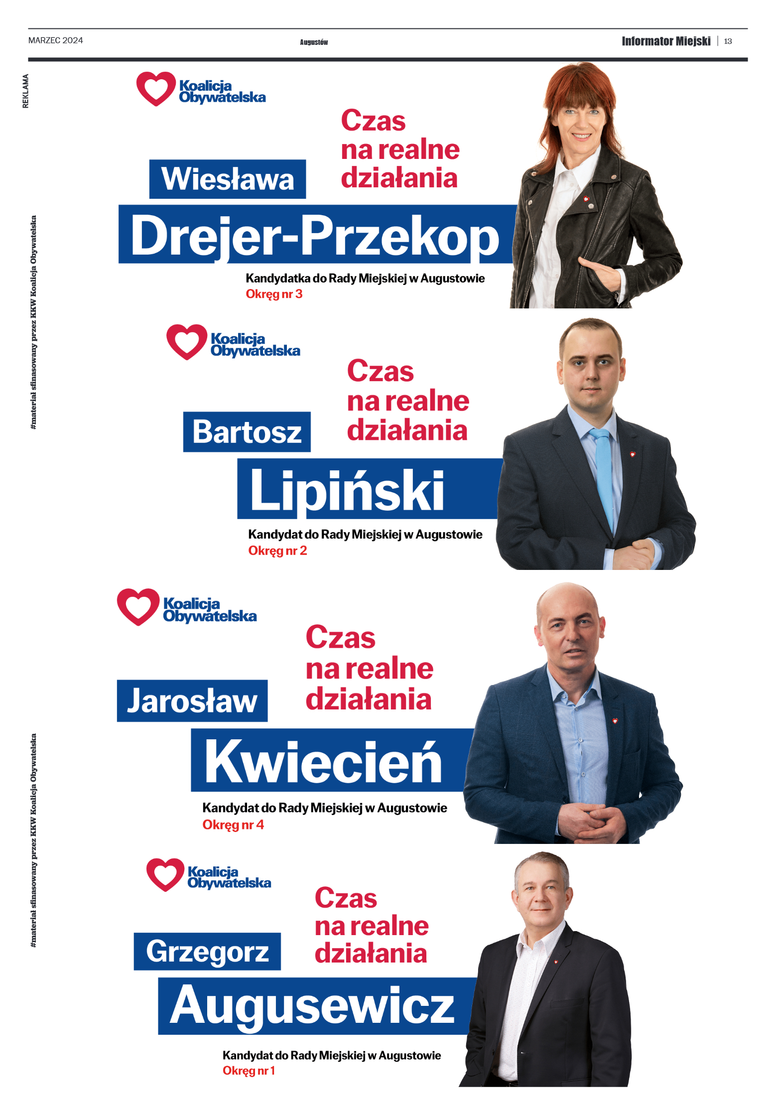 Informator Miejski Augustów marzec 2024 - strona 13