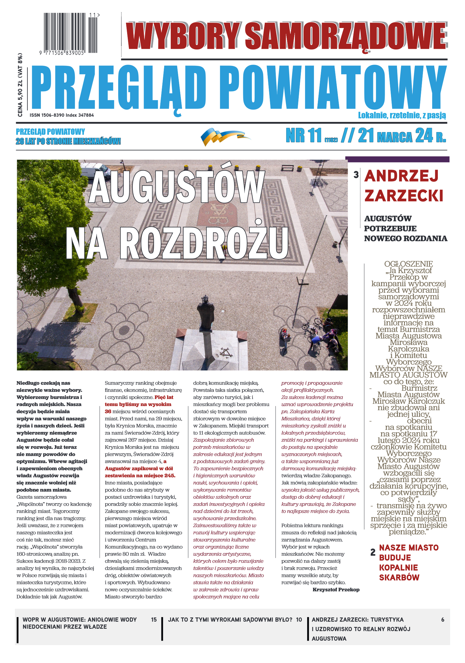 Przegląd Powiatowy nr 11/1182 z 21-03-2024 r. - strona 1