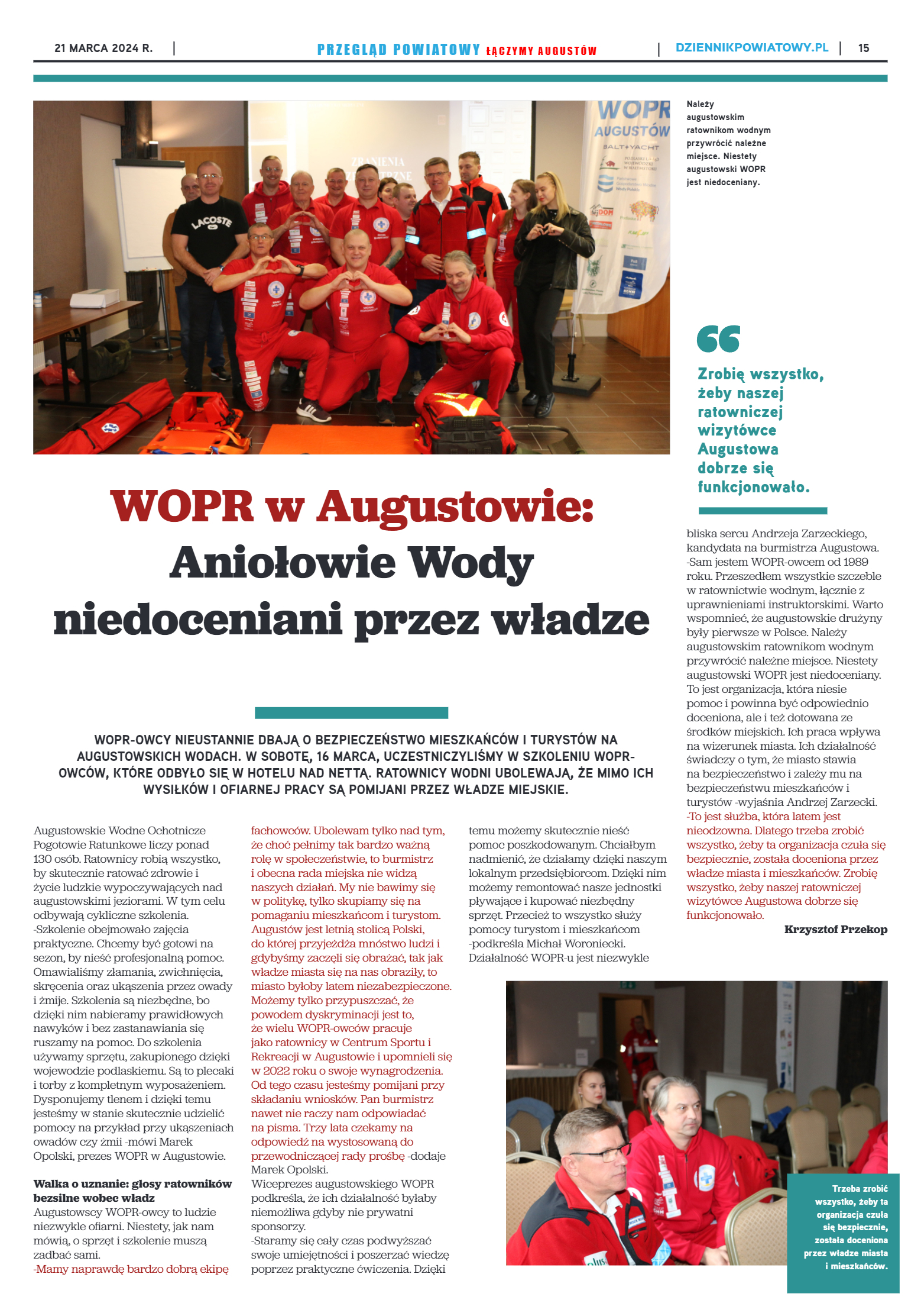 Przegląd Powiatowy nr 11/1182 z 21-03-2024 r. - strona 15