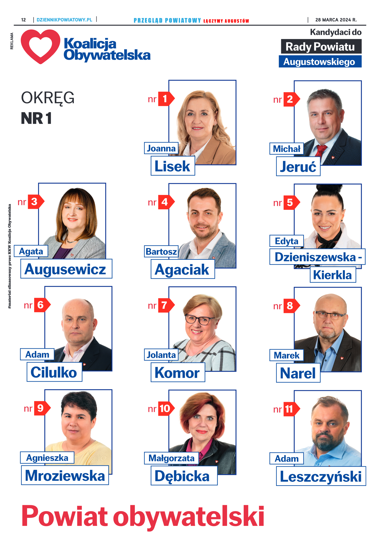 Przegląd Powiatowy nr 12/1183 z 28-03-2024 r. - strona 12