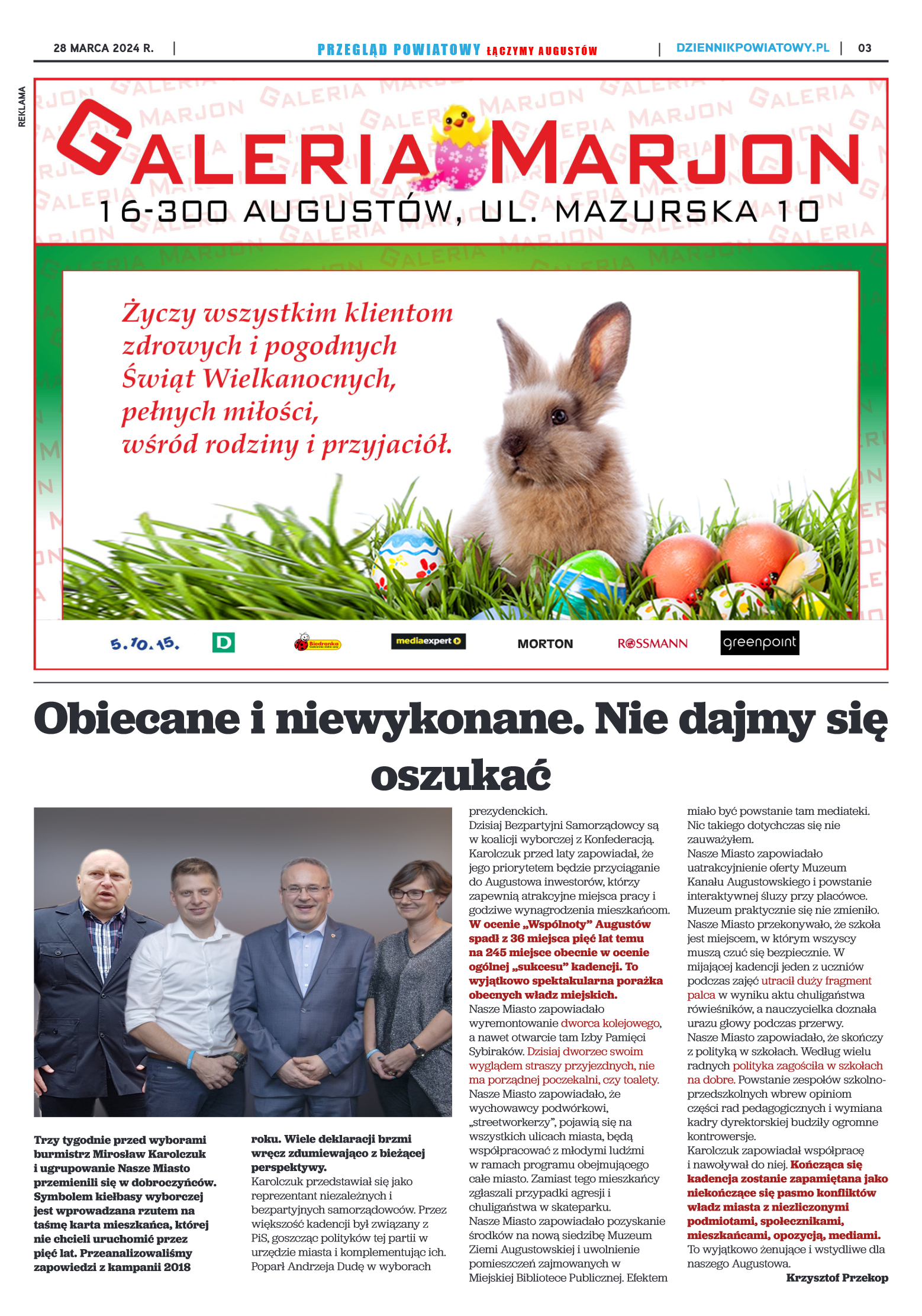 Przegląd Powiatowy nr 12/1183 z 28-03-2024 r. - strona 3