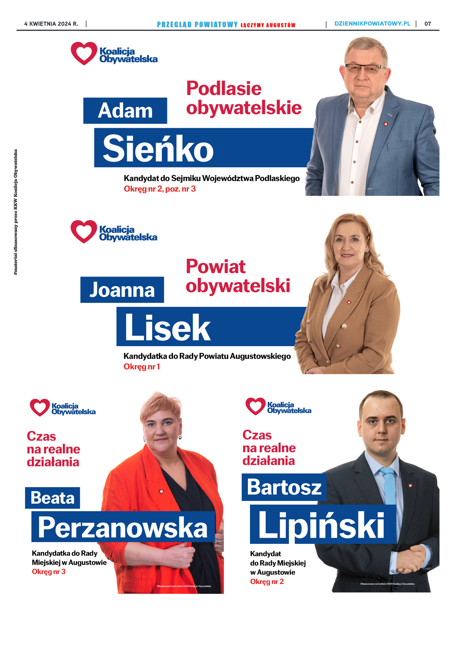 Przegląd Powiatowy nr 13/1184 z 04-04-2024 r. - strona 7
