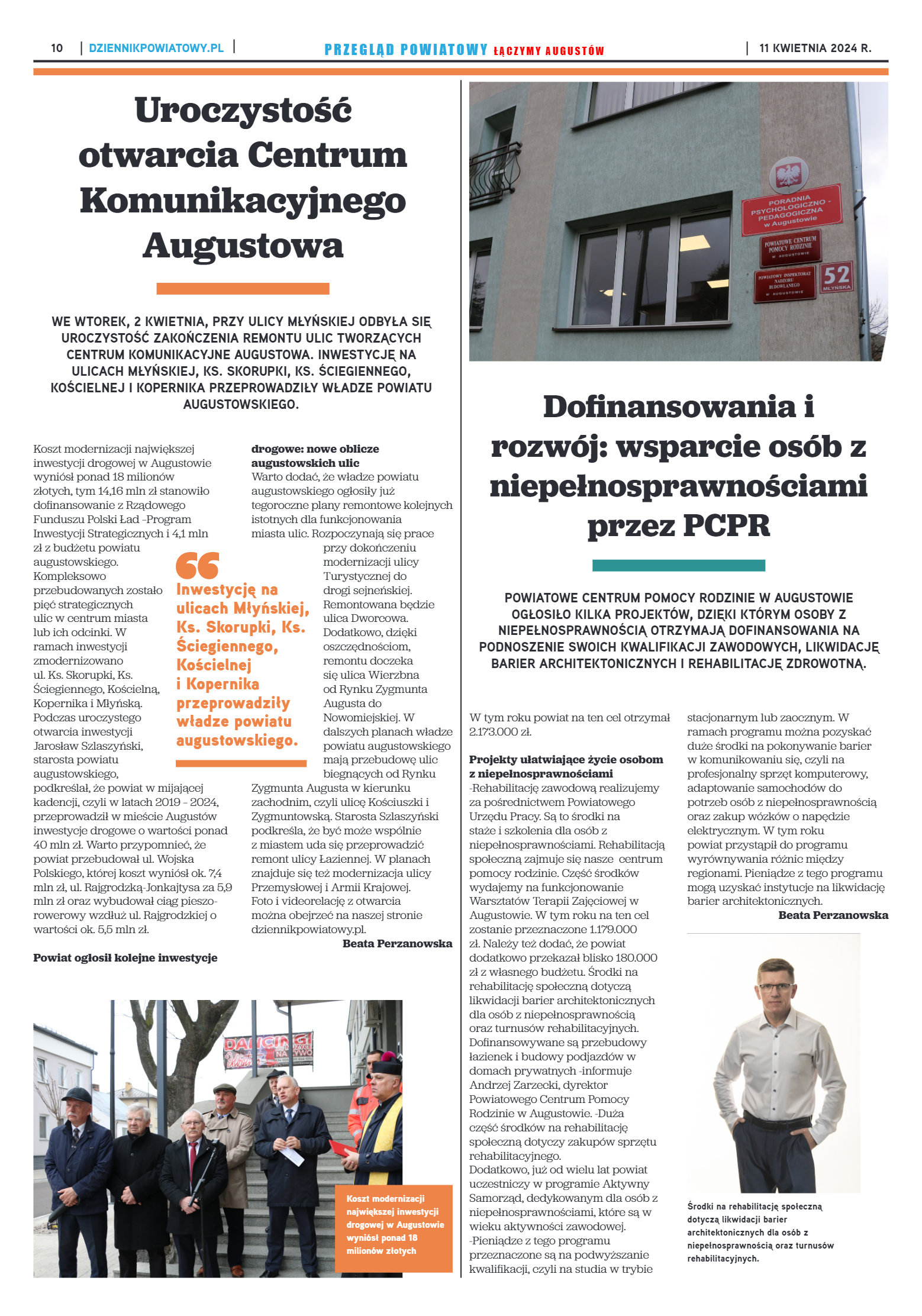 Przegląd Powiatowy nr 14/1184 z 11-04-2024 r. - strona 10