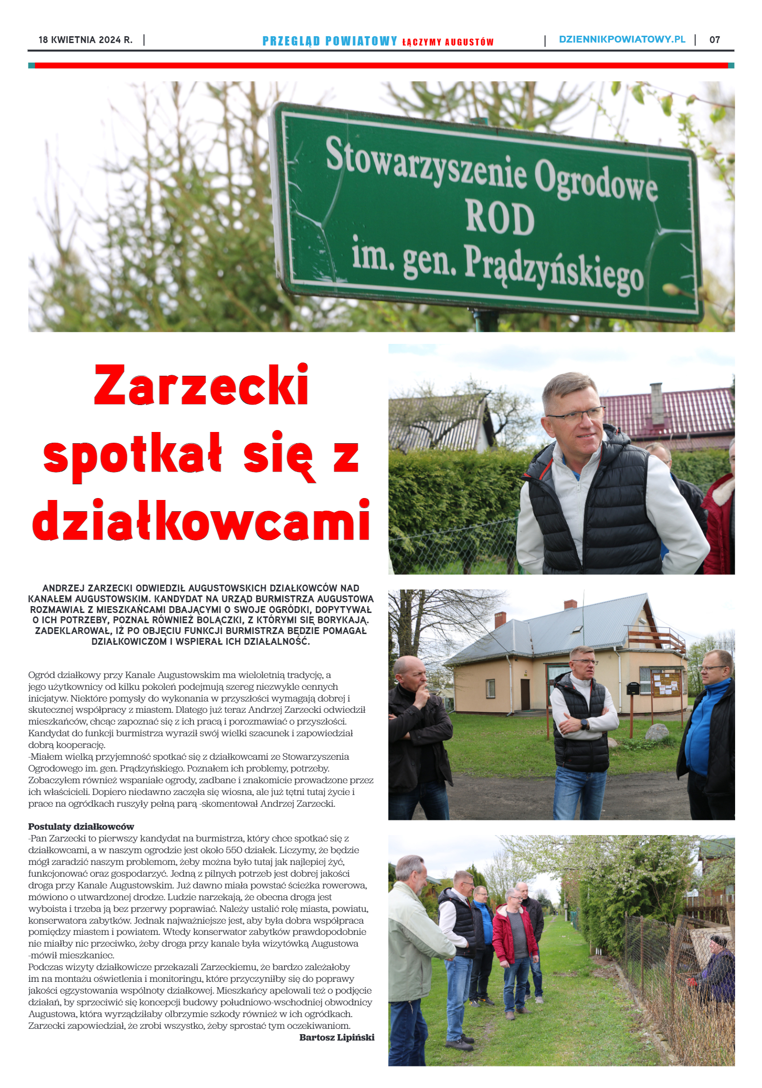 Przegląd Powiatowy nr 15/1184 z 18-04-2024 r. - strona 7