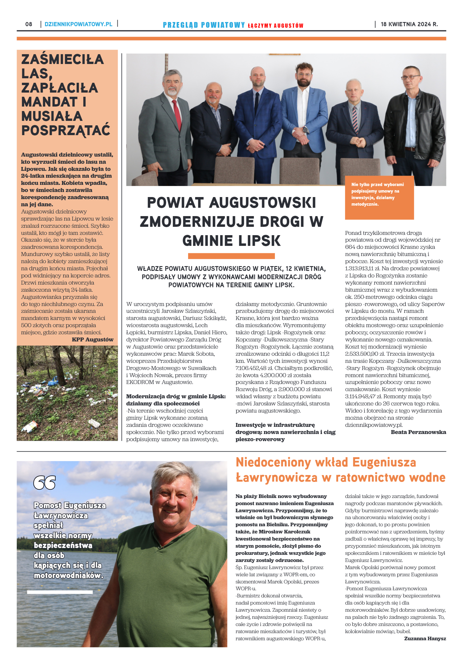 Przegląd Powiatowy nr 15/1184 z 18-04-2024 r. - strona 8