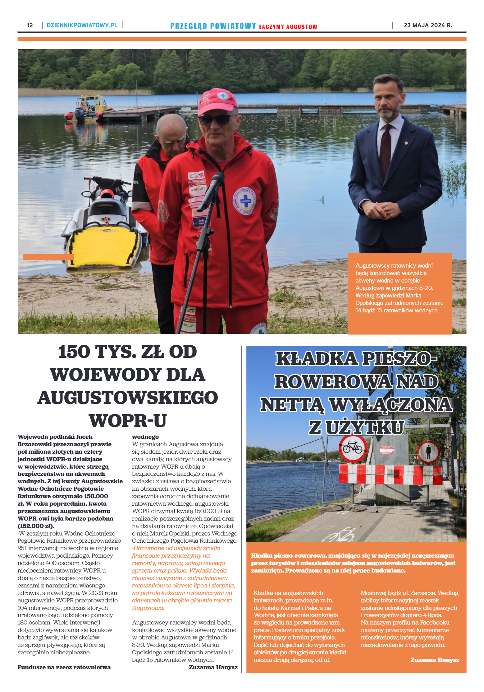 Przegląd Powiatowy nr 18/1189 z 23-05-2024 r. - strona 12
