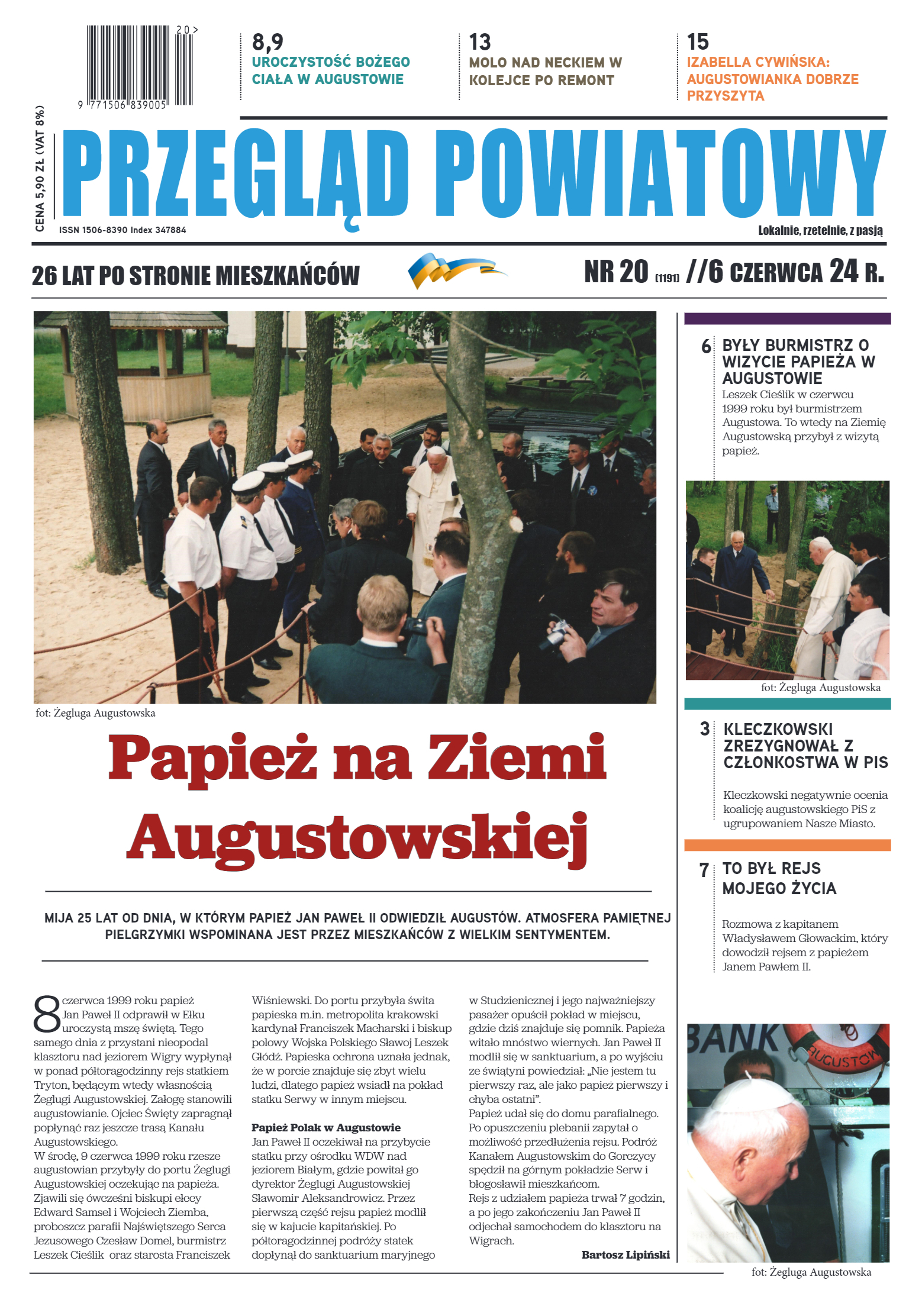 Przegląd Powiatowy nr 20/1191 z 06-06-2024 r. - strona 1