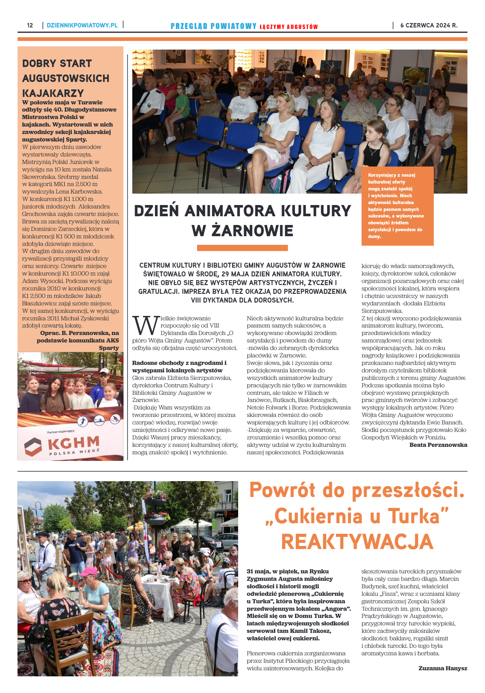 Przegląd Powiatowy nr 20/1191 z 06-06-2024 r. - strona 12