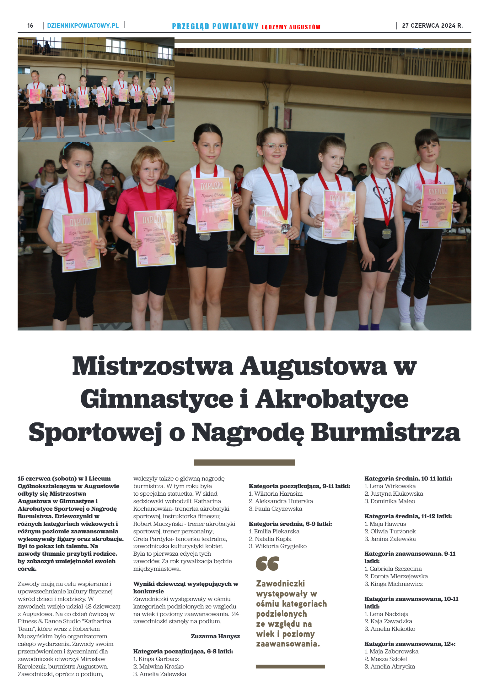Przegląd Powiatowy nr 21/1192 z 27-06-2024 r. - strona 16