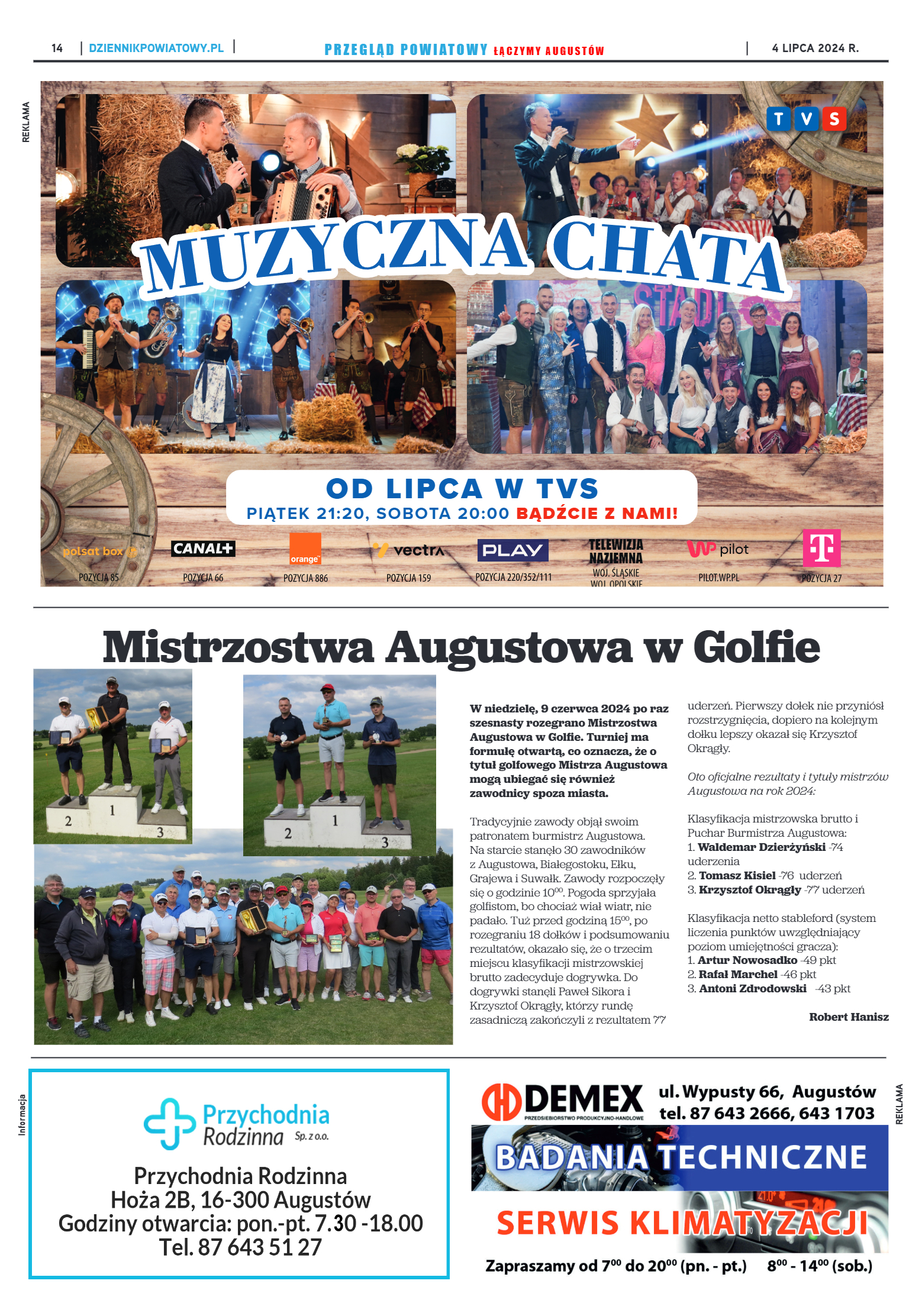 Przegląd Powiatowy nr 22/1193 z 04-07-2024 r. - strona 14
