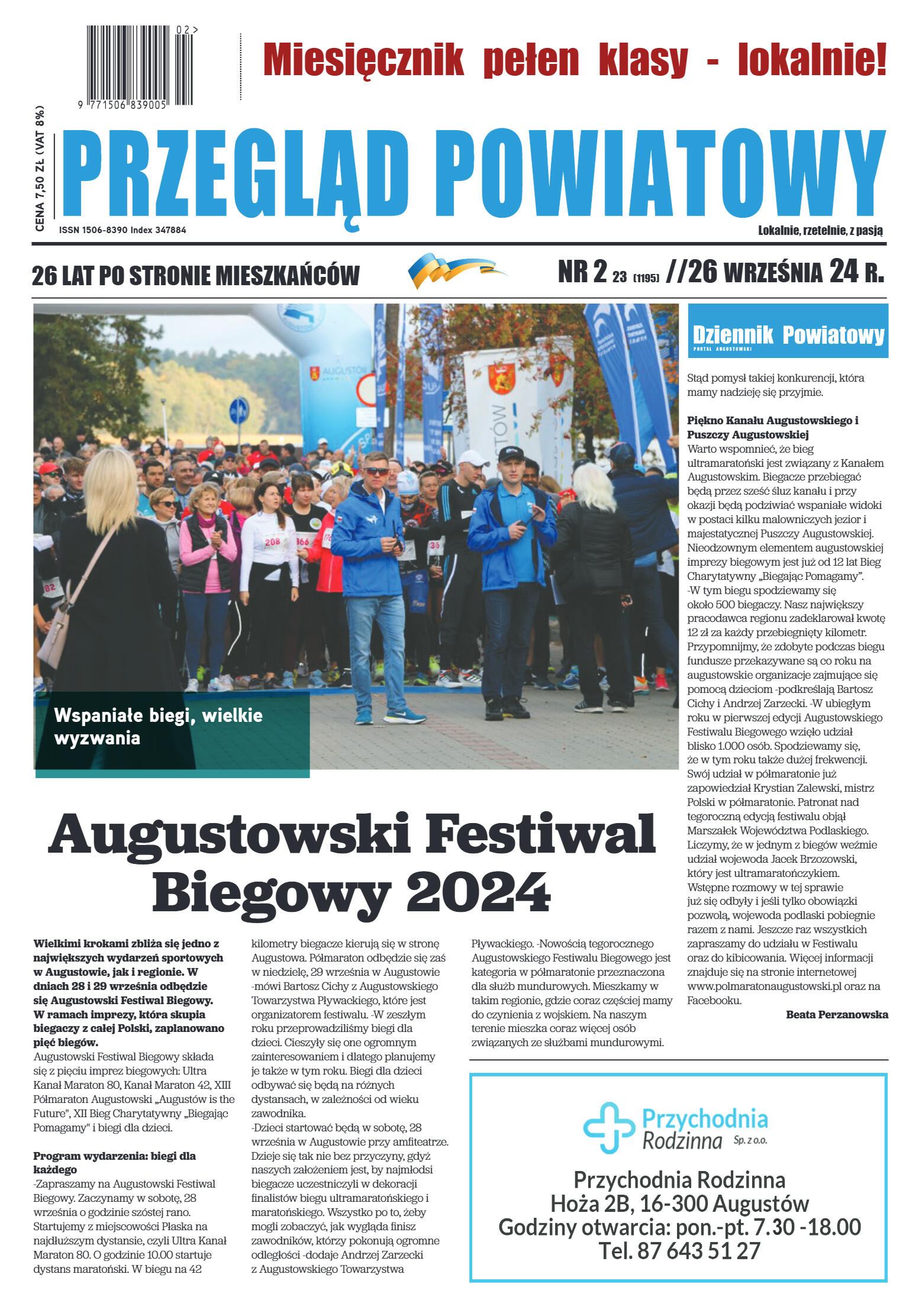 Miesięcznik Przegląd Powiatowy nr 2 z dnia 26 wrze - strona 1