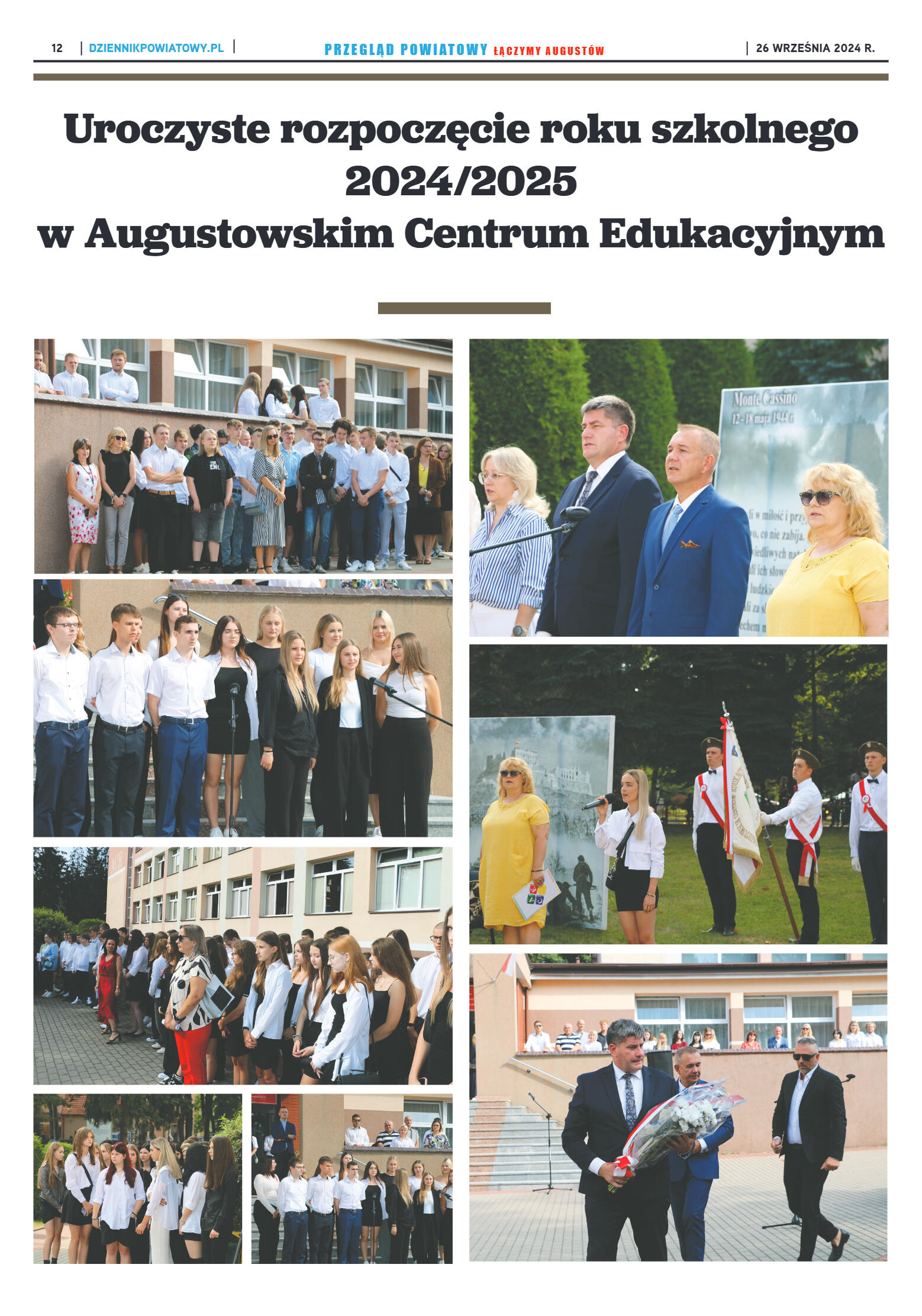 Miesięcznik Przegląd Powiatowy nr 2 z dnia 26 wrze - strona 12