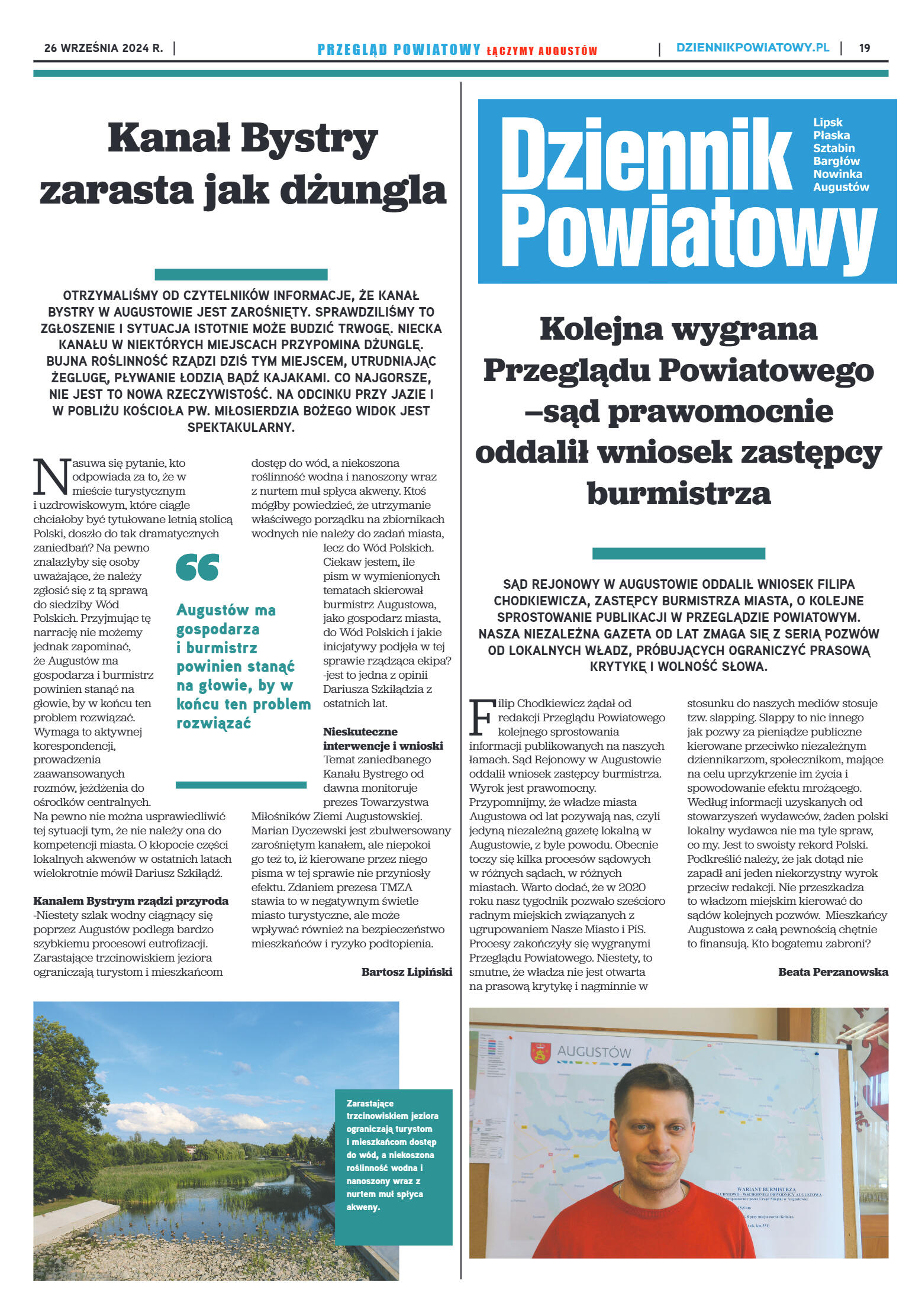 Miesięcznik Przegląd Powiatowy nr 2 z dnia 26 wrze - strona 19