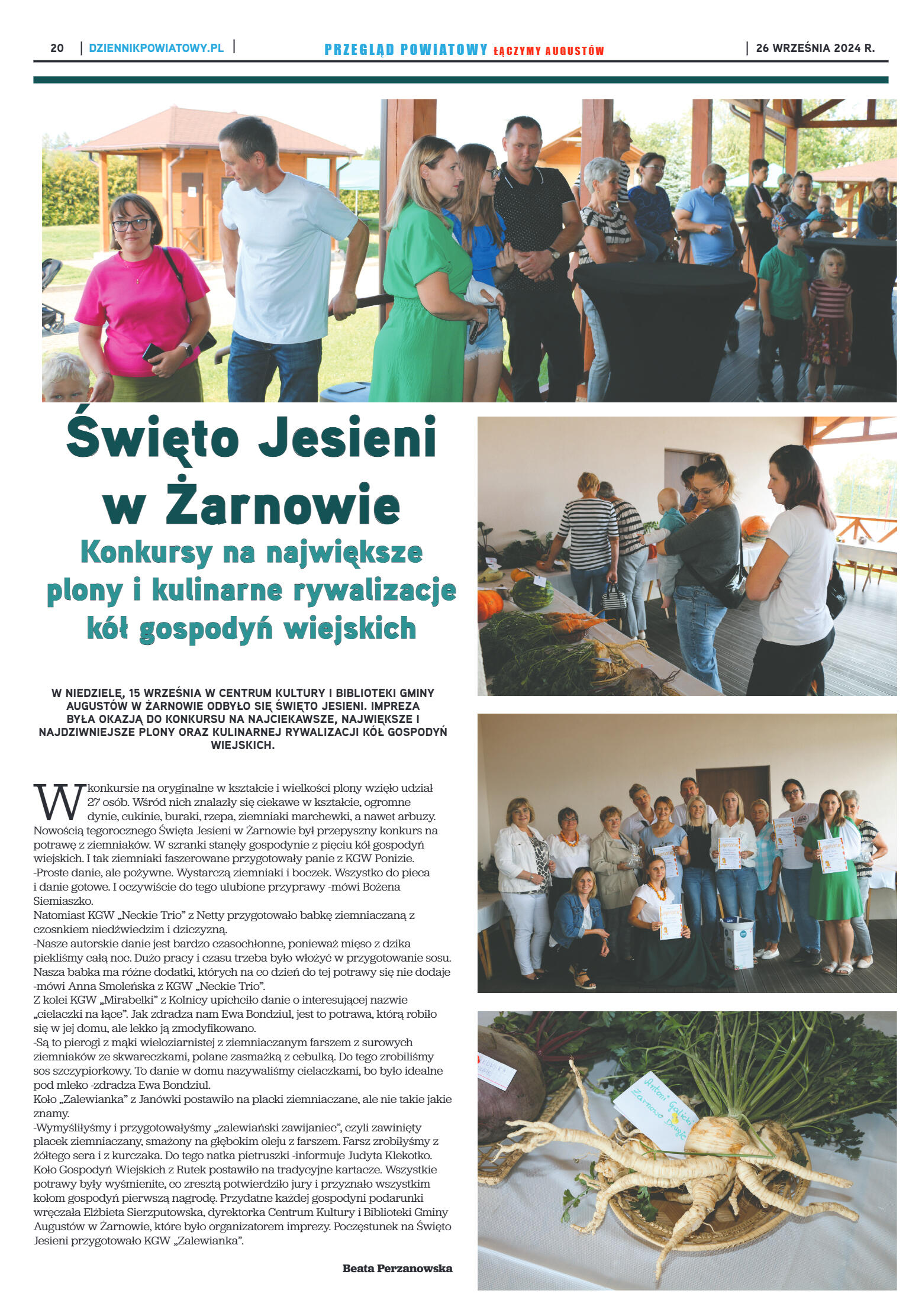 Miesięcznik Przegląd Powiatowy nr 2 z dnia 26 wrze - strona 20