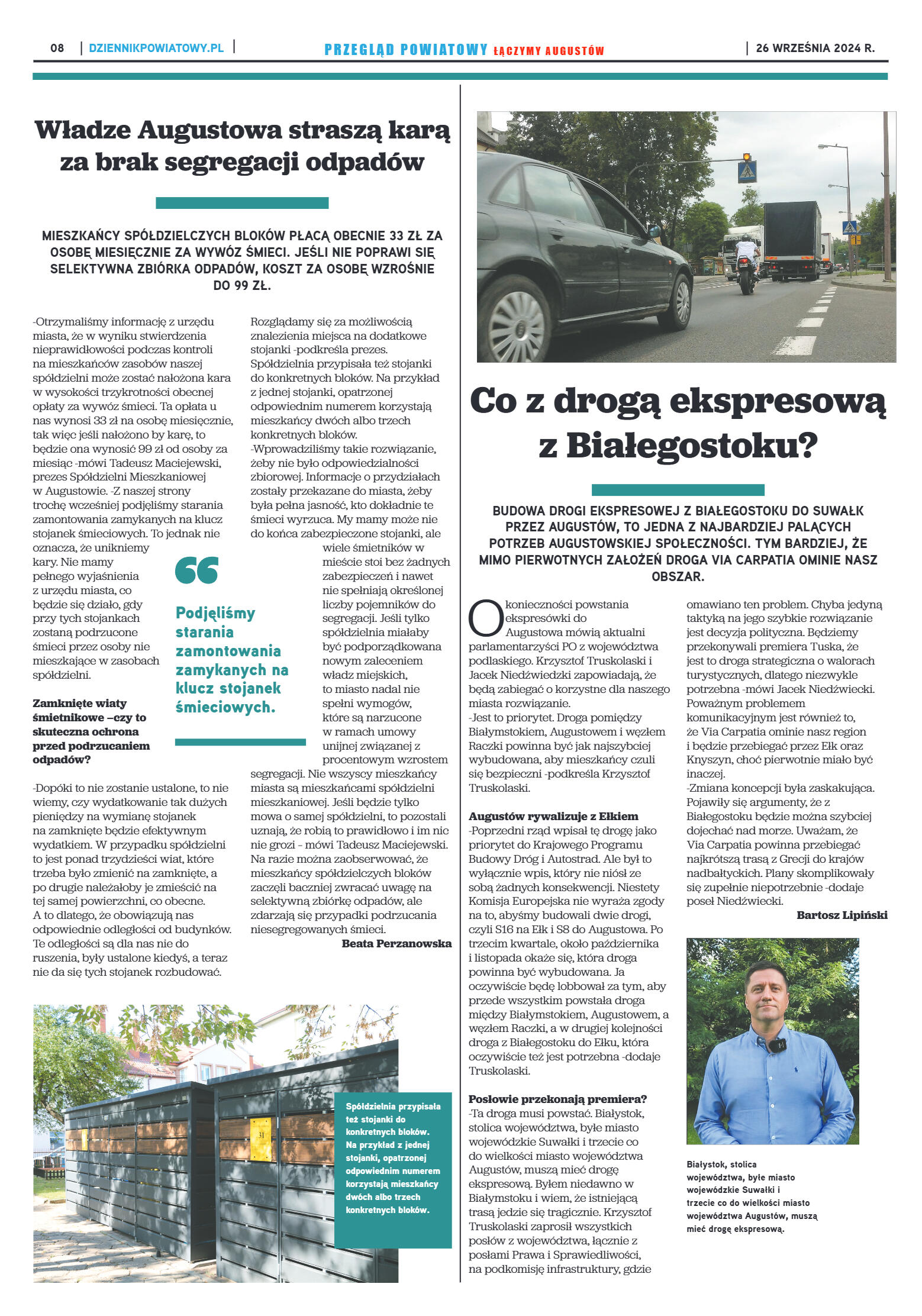 Miesięcznik Przegląd Powiatowy nr 2 z dnia 26 wrze - strona 8