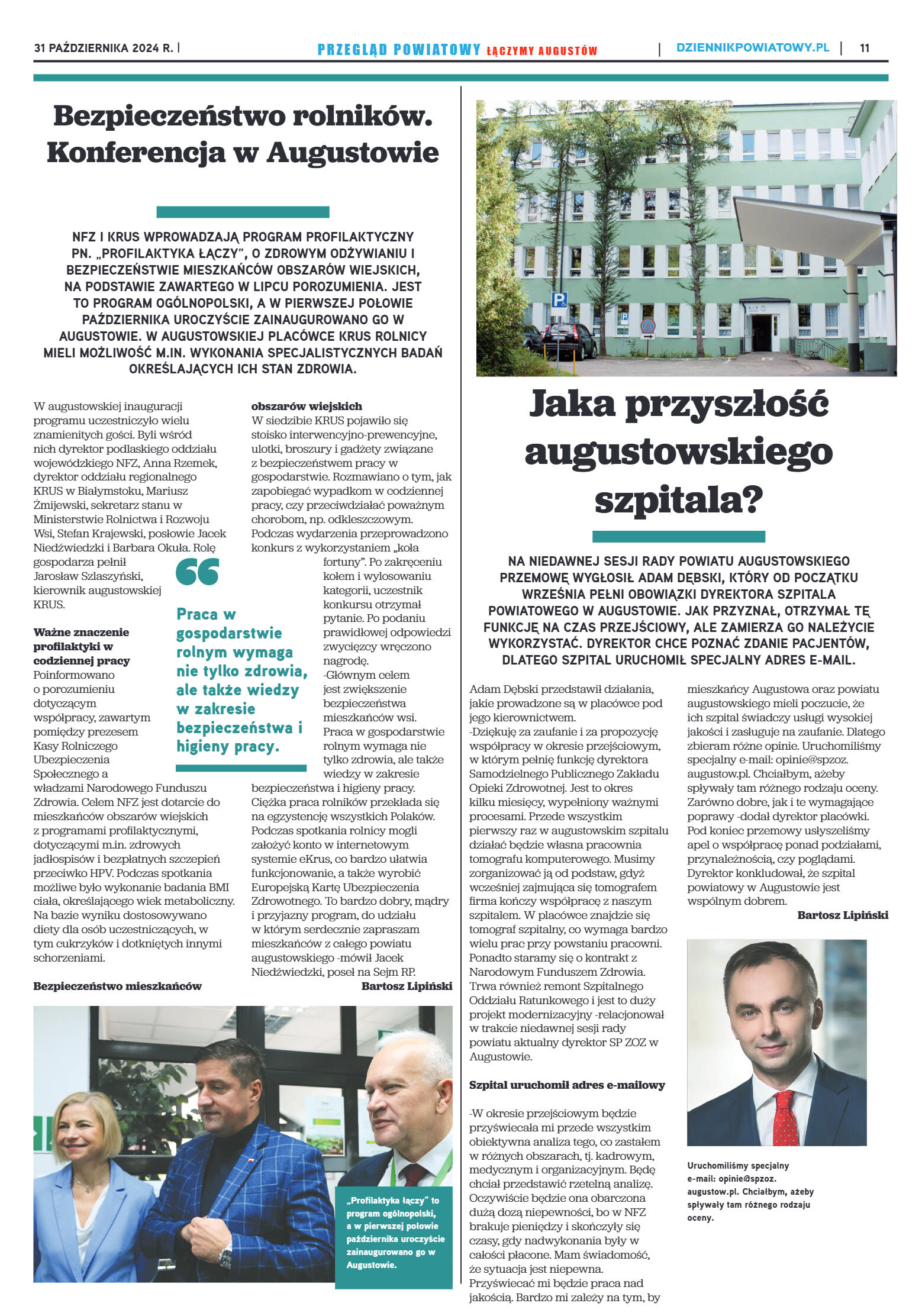Miesięcznik Przegląd Powiatowy nr 3 z dnia 31 paźd - strona 11