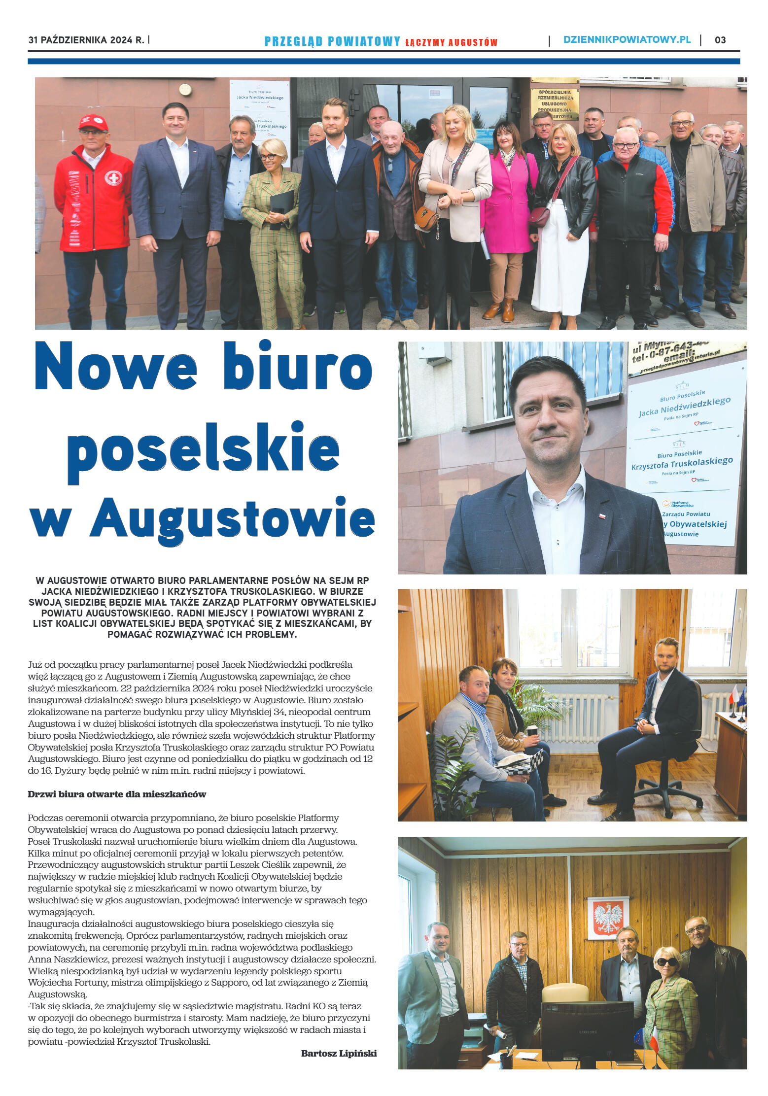 Miesięcznik Przegląd Powiatowy nr 3 z dnia 31 paźd - strona 3