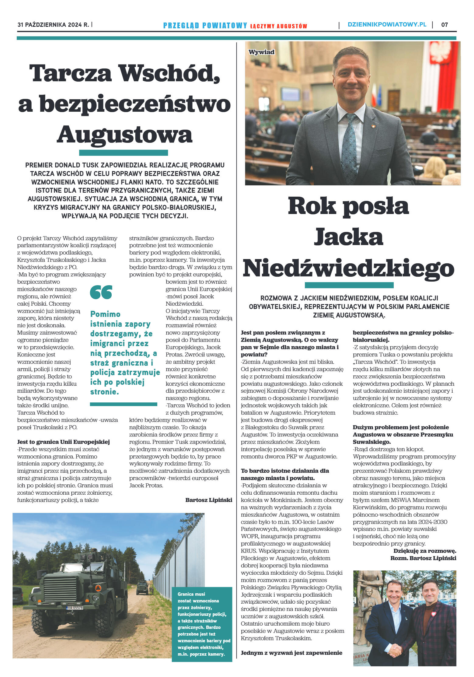 Miesięcznik Przegląd Powiatowy nr 3 z dnia 31 paźd - strona 7