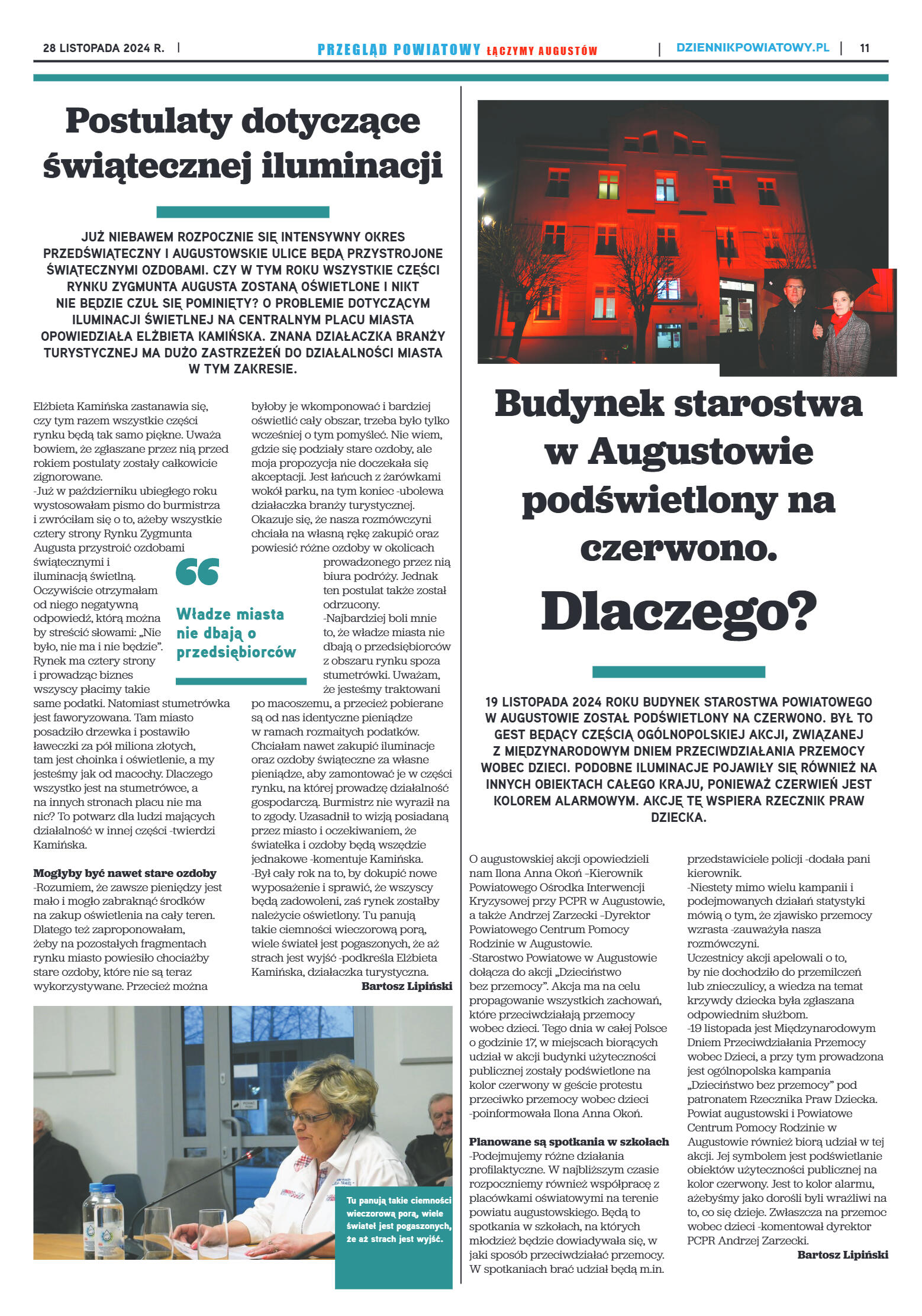 Miesięcznik Przegląd Powiatowy nr 4 z dnia 28 list - strona 11