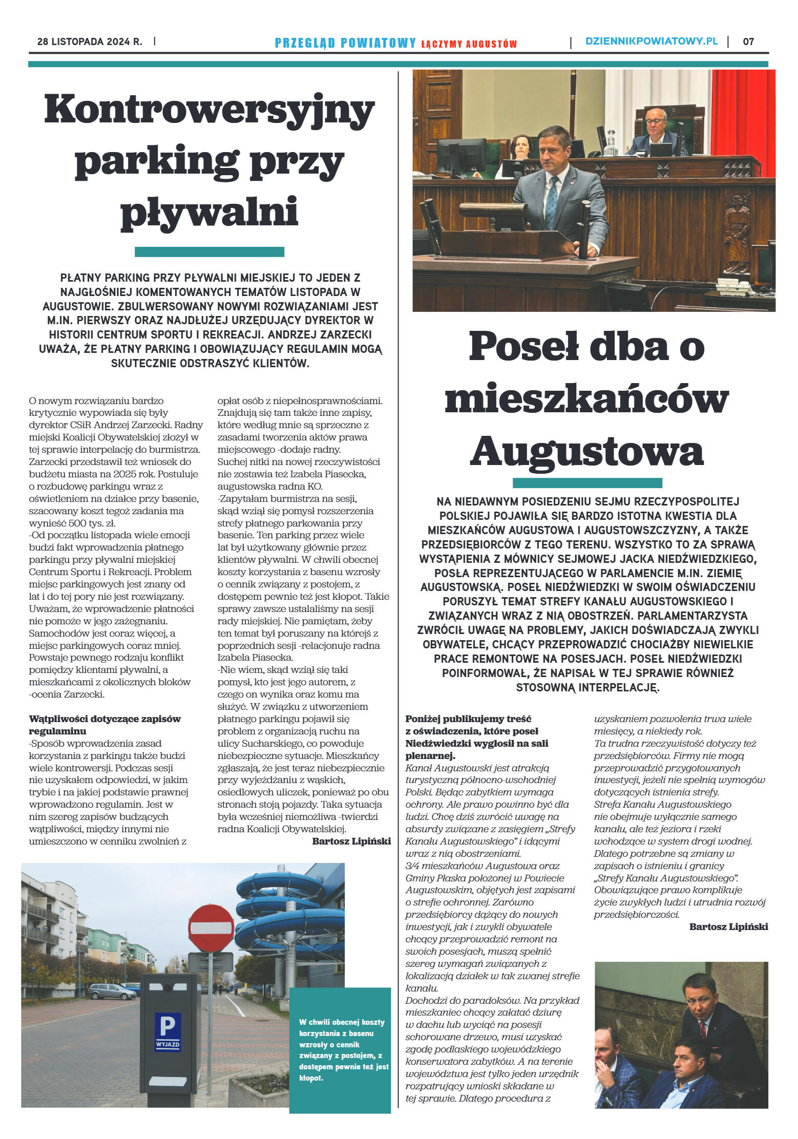 Miesięcznik Przegląd Powiatowy nr 4 z dnia 28 list - strona 7