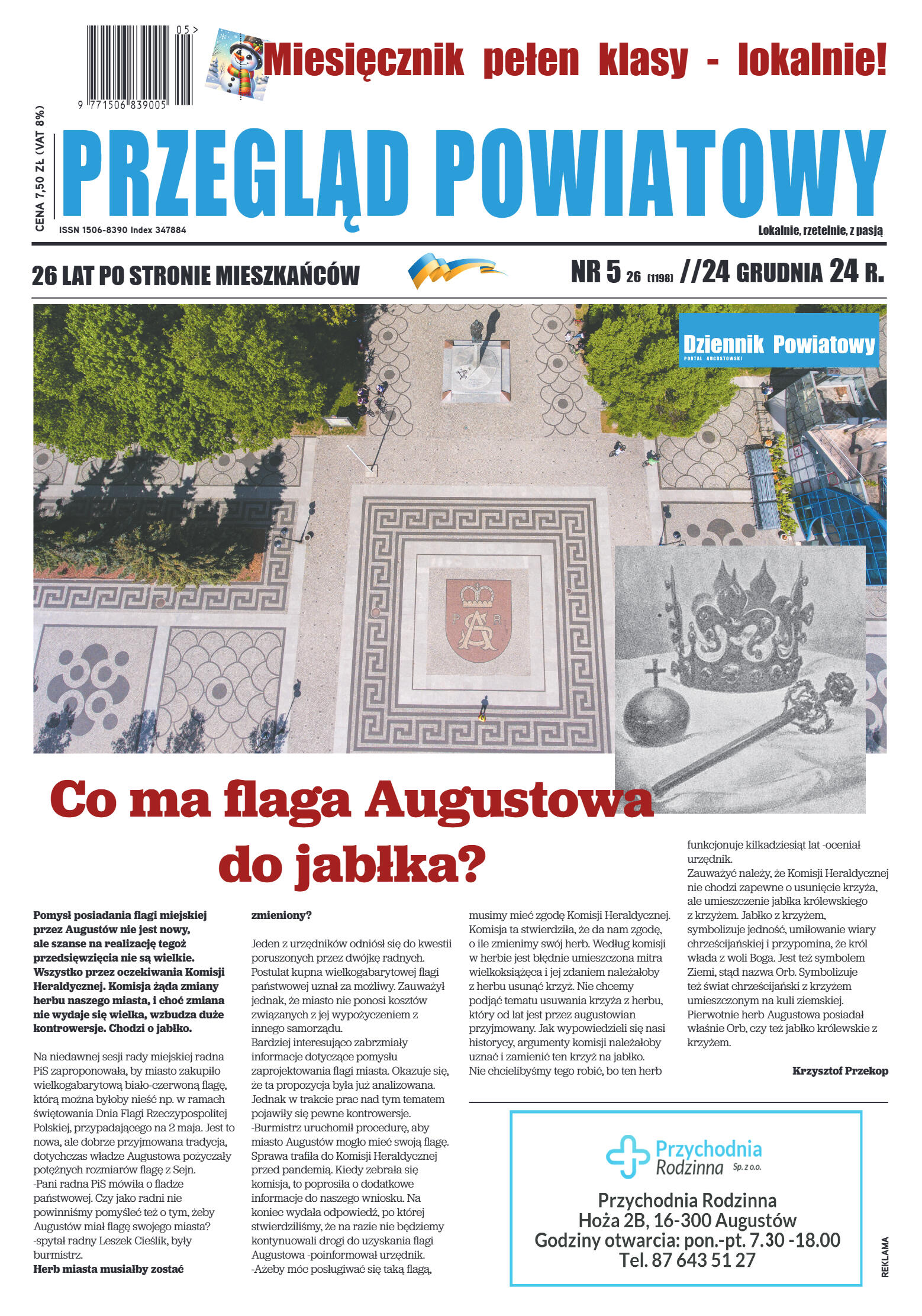 Miesięcznik Przegląd Powiatowy nr 5 z dnia 19 grud - strona 1