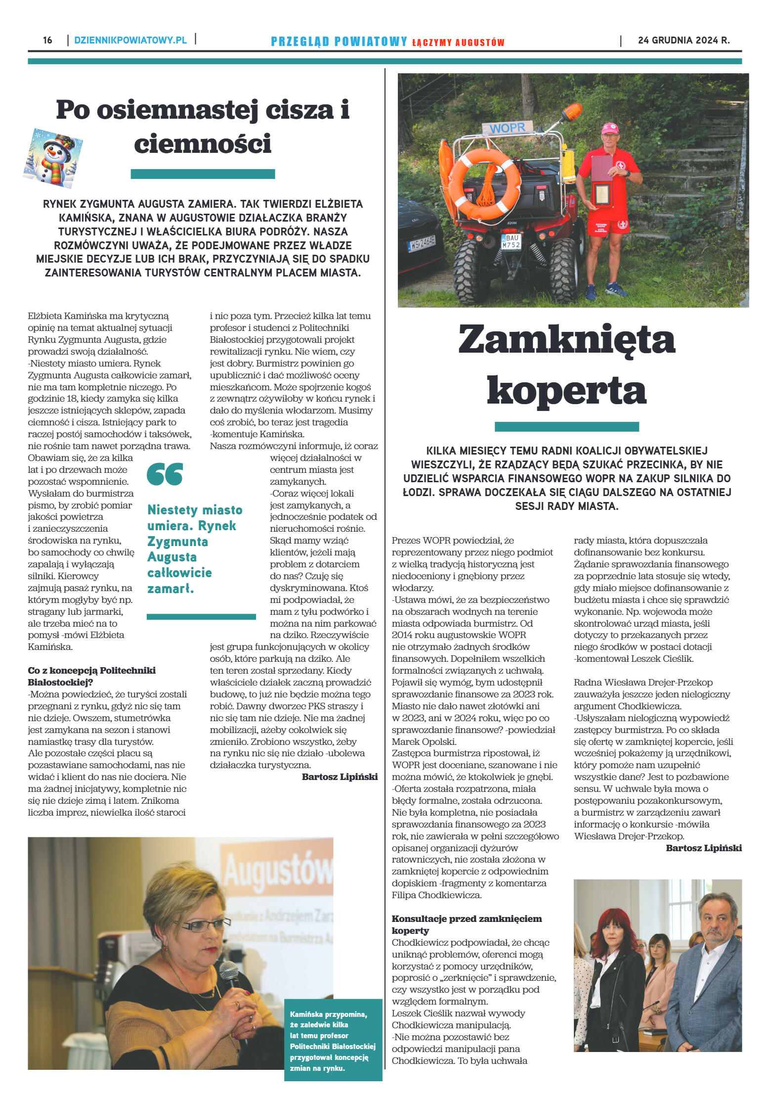 Miesięcznik Przegląd Powiatowy nr 5 z dnia 19 grud - strona 16